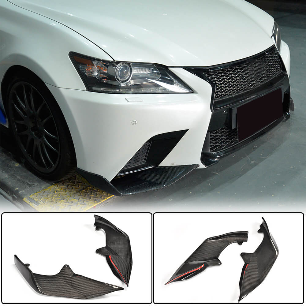 Накладки на передній бампер (для F-Sport 2011-2015, Карбон)