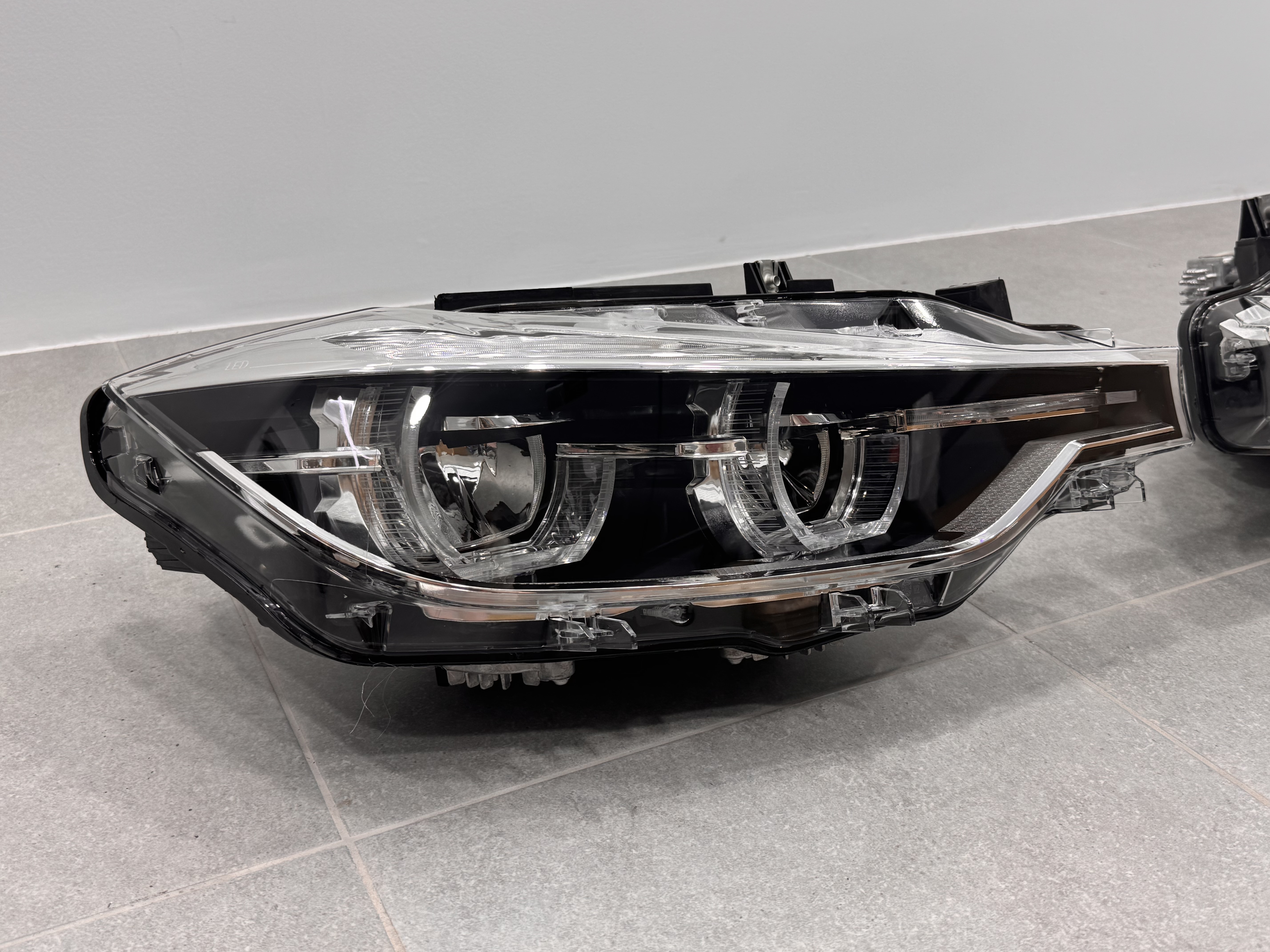 Фари FULL LED для BMW 3 series F30 F31 2012-2018 2шт, ГАЛОГЕН У ЛЕД 5