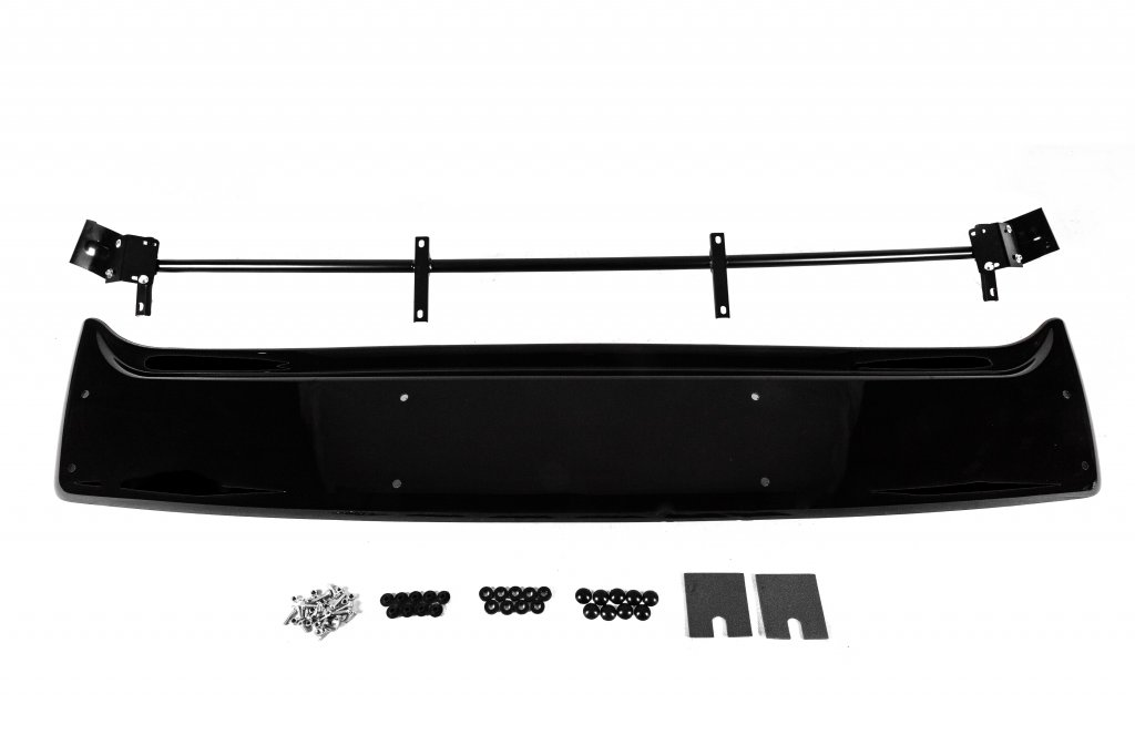 Козирьок на лобове скло V-4 (чорний глянець, 5мм)