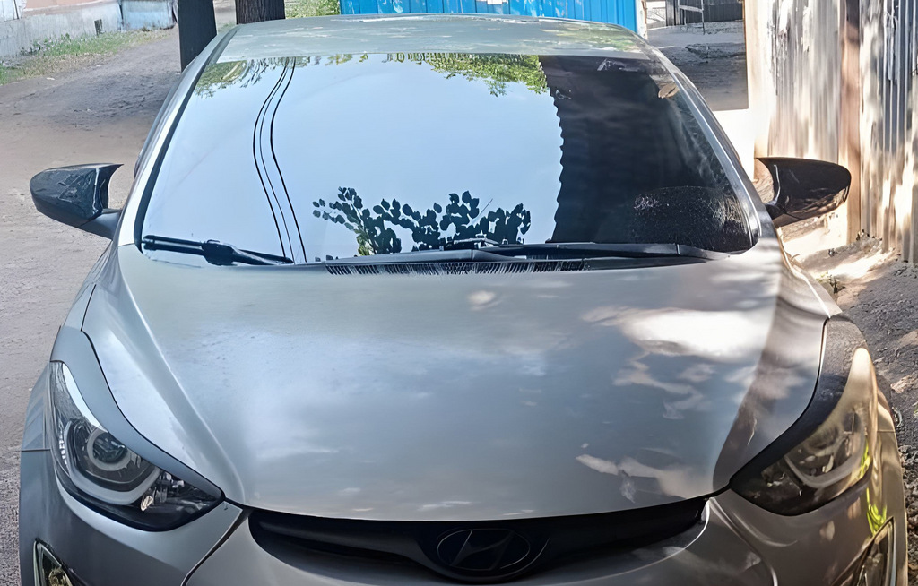 Накладки на дзеркала без вирізу під поворот BMW-style (2 шт) 5