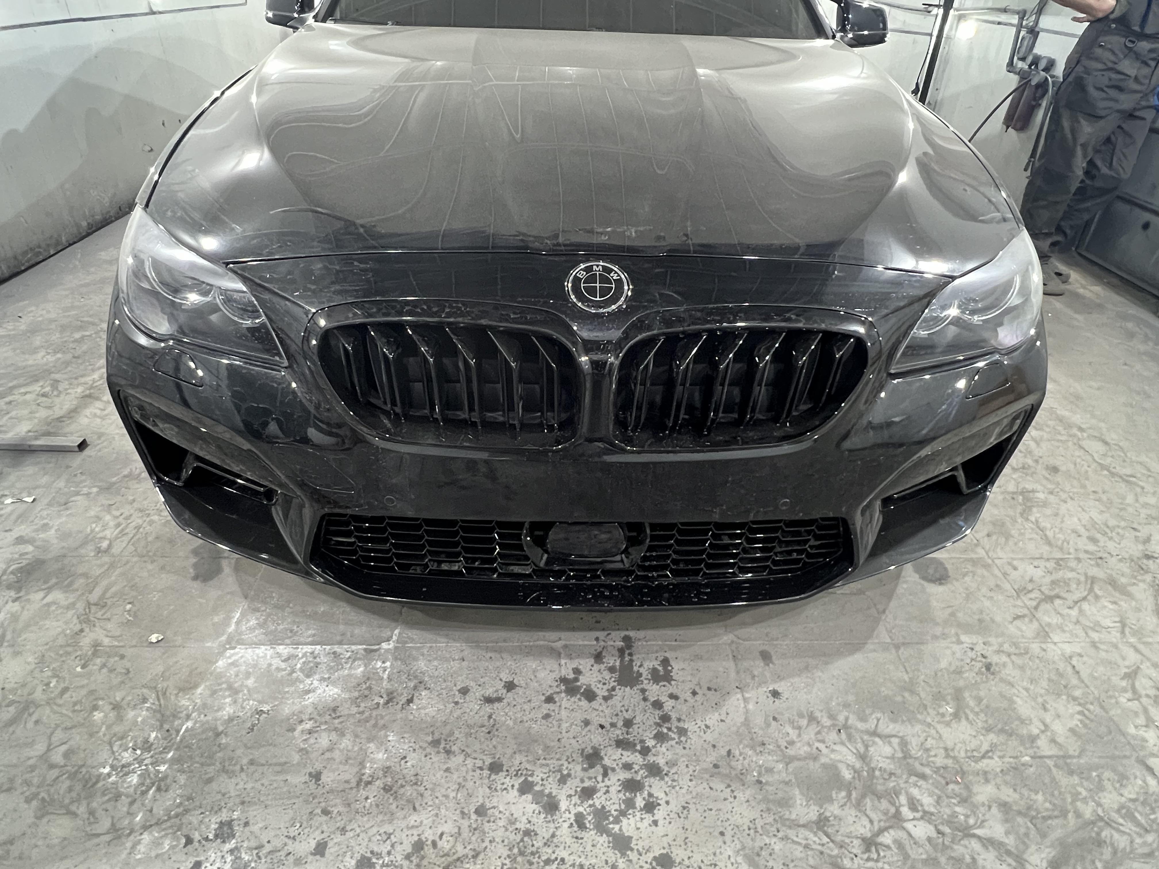 Передній бампер з ніздрями у стилі M5 F90 G30 для BMW 5 Series F10 F11 2010-2016 5