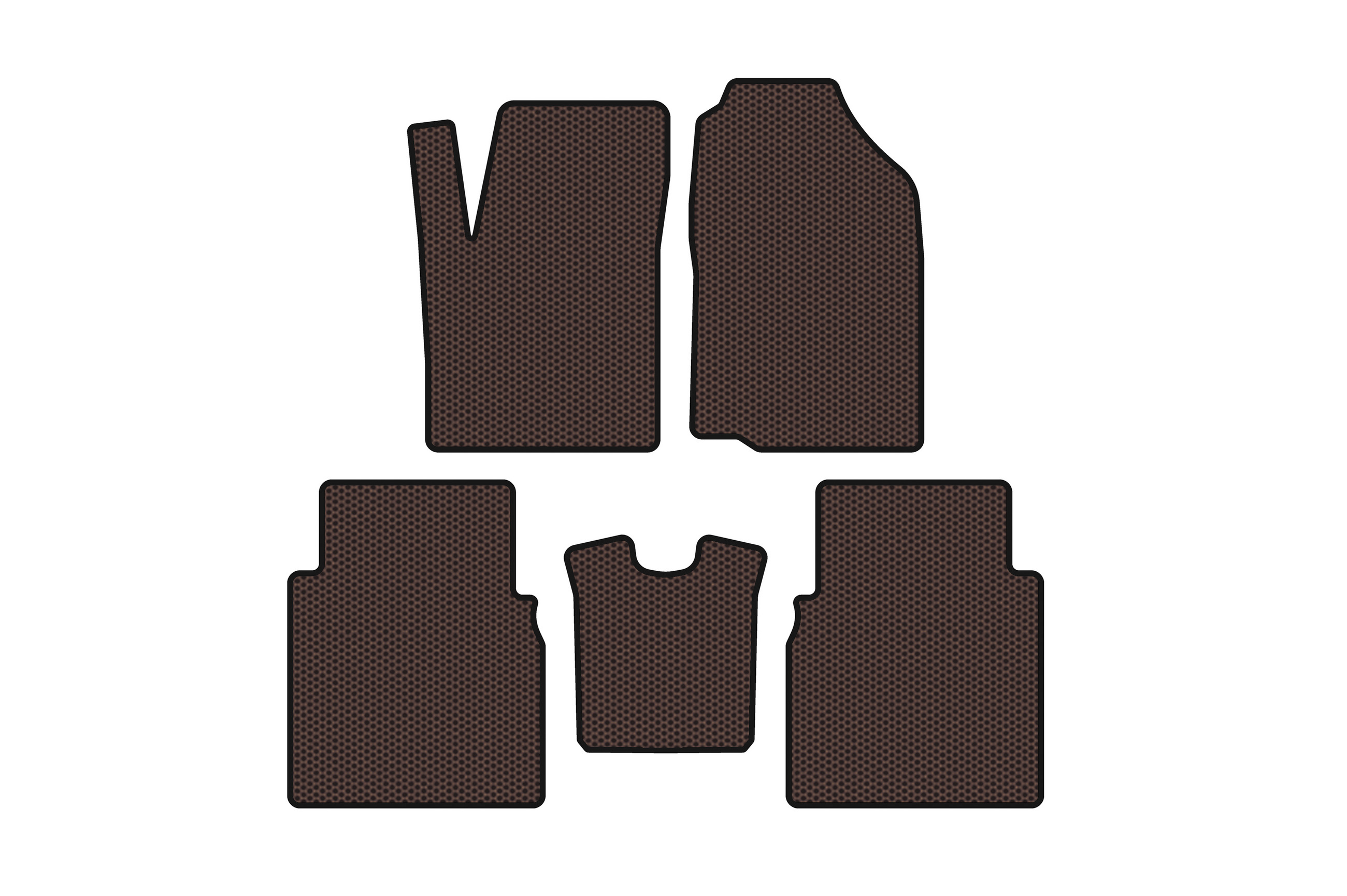 Гумові килимки Carsuit (Коричневий)