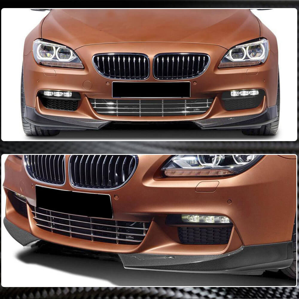 Накладки на передній бампер Flap V1 (для M-Sport, Карбон) 3