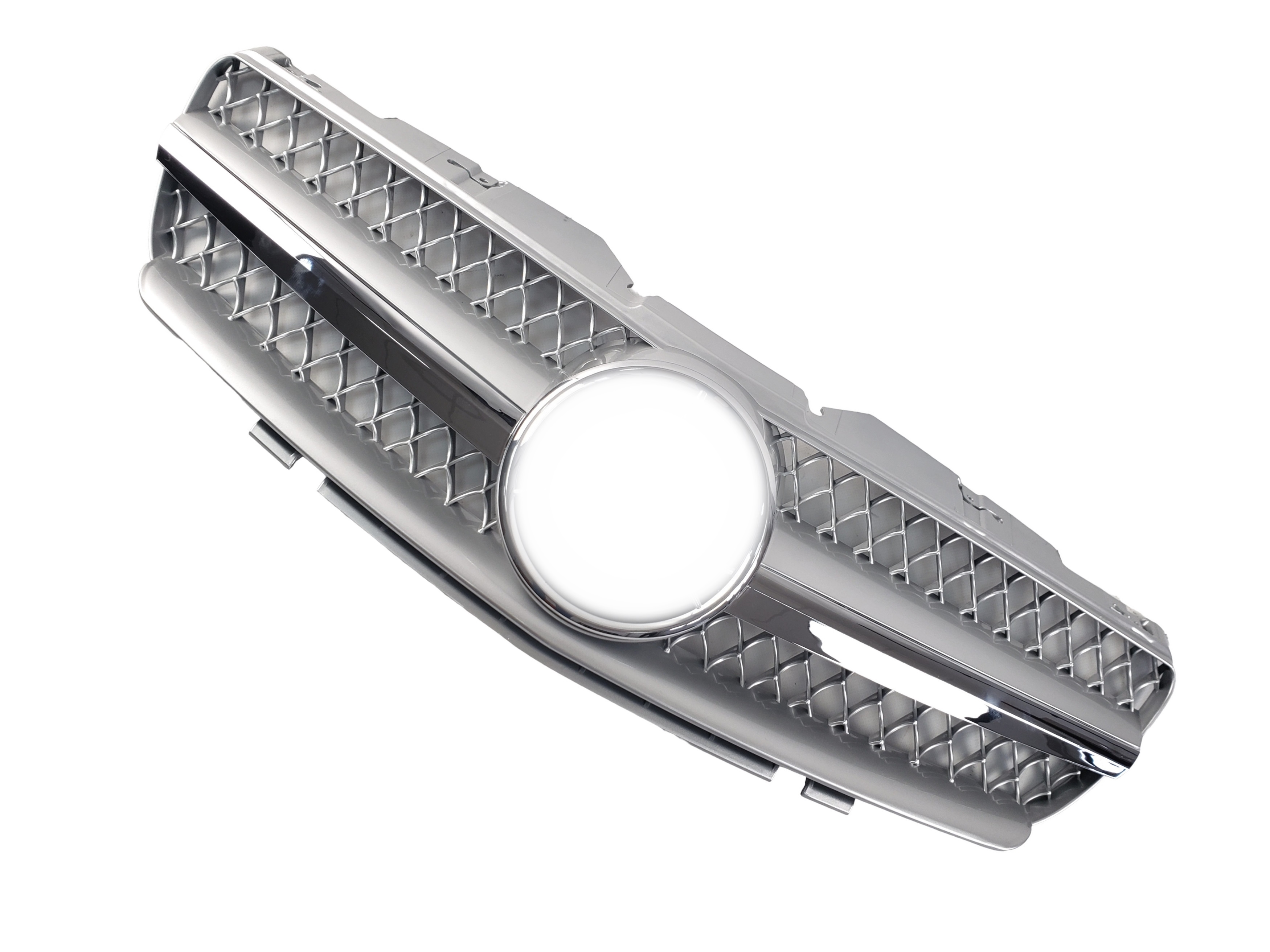 Решітка радіатора Silver SL на Mercedes-Benz SL-Class R230 2001-2006 року 3