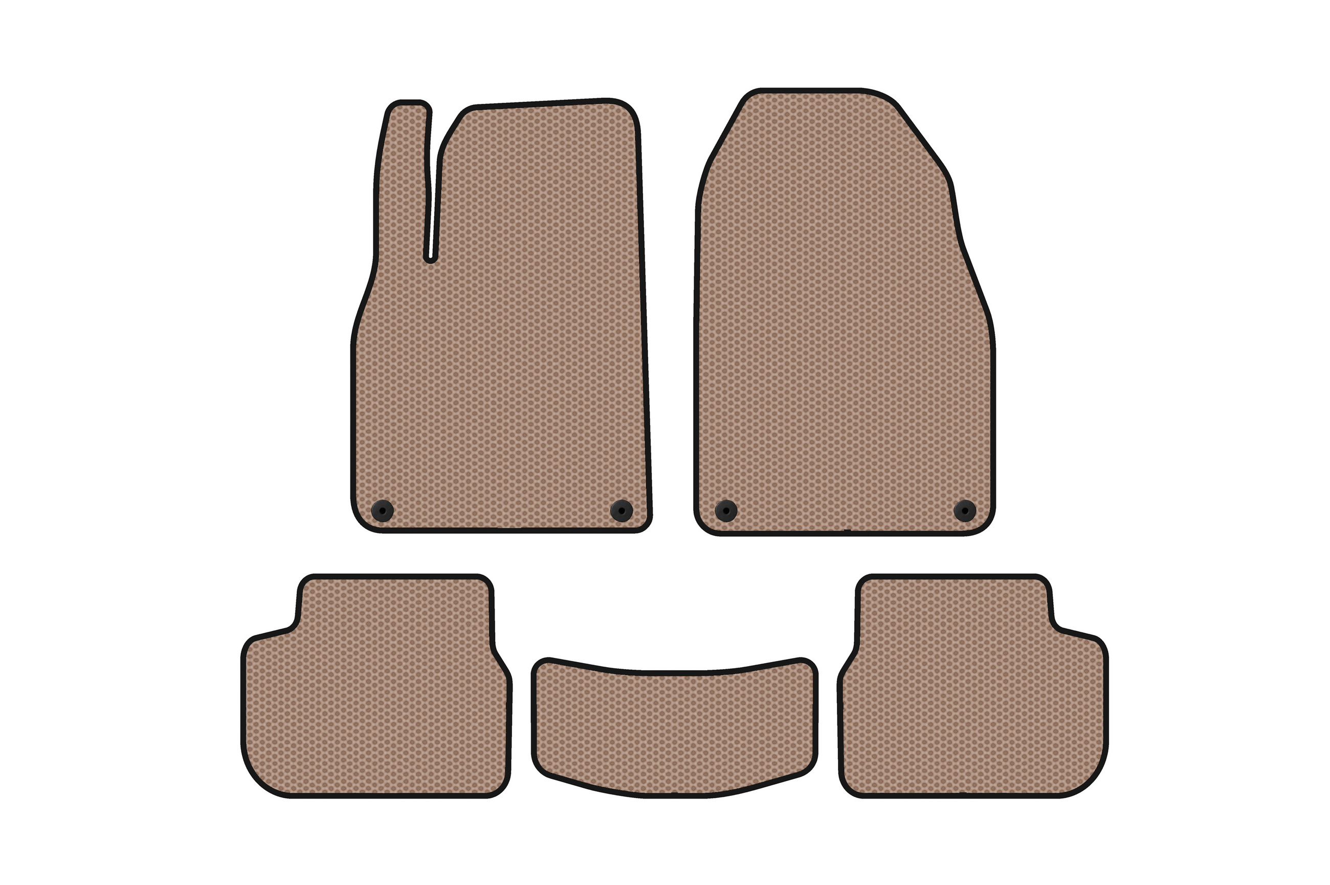 Гумові килимки Carsuit (Бежевий)