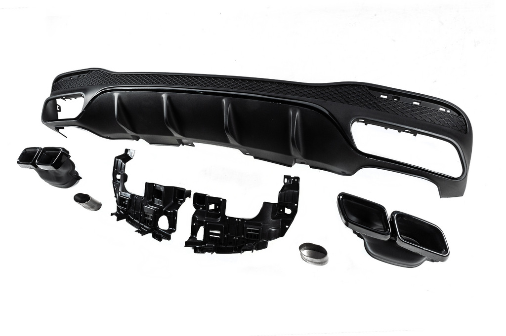 Задній дифузор для GLE (дизайн GLE63 Black) 5