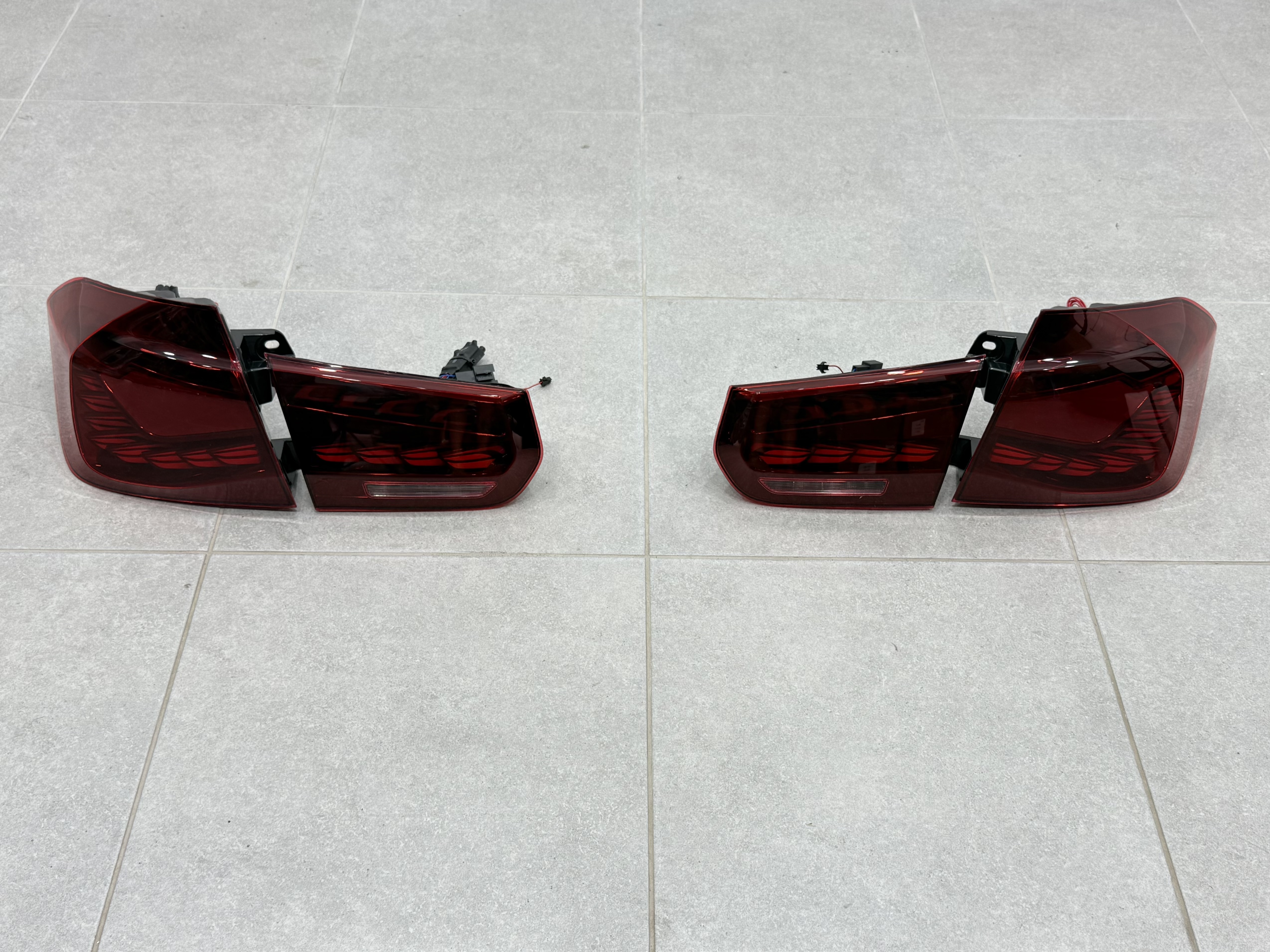 Задні ліхтарі GTS Style RED для BMW 3 series F30 2012-2018 2