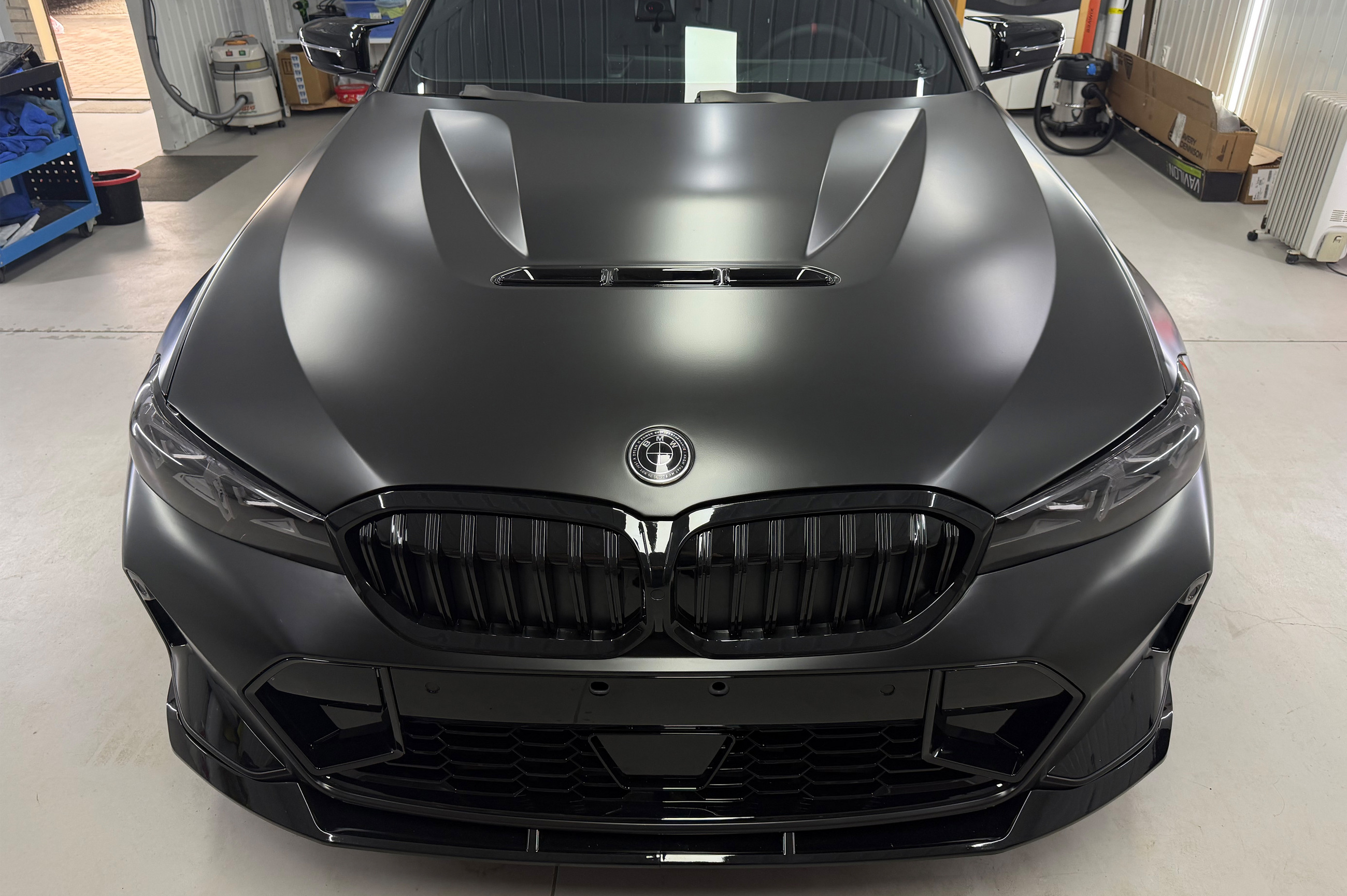 Накладка на передній бампер Lip FD-Style (для M-Sport 2023+, ABS) 2