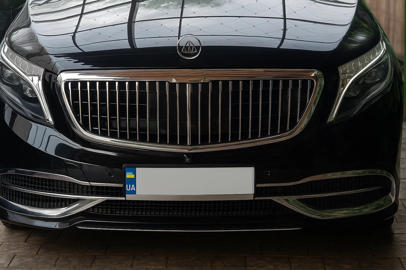 Передній бампер Maybach в зібраному вигляді 2