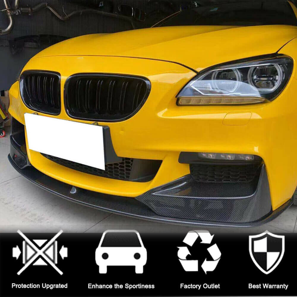 Накладки на передній бампер Flap V2 (для M-Sport, Карбон) 2