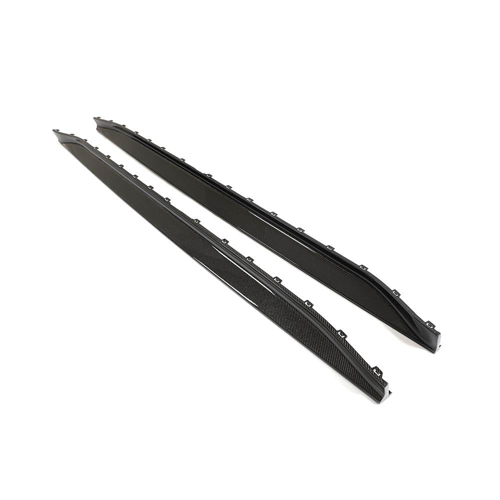 Накладки на пороги V5 (для G80, Карбон) 6