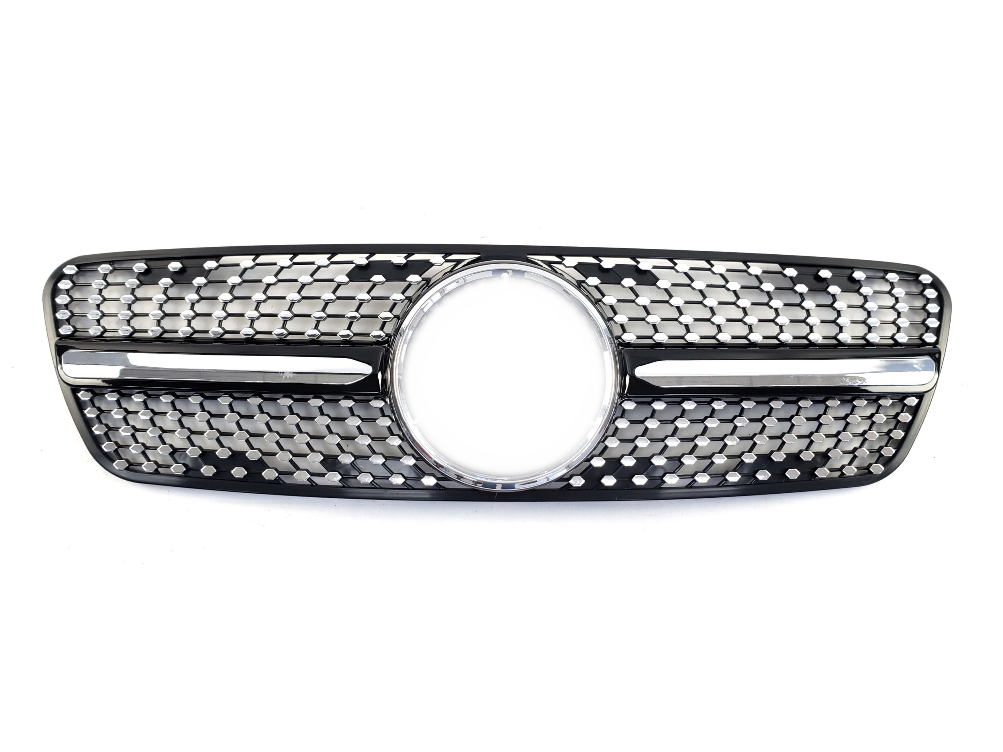 Решітка радіатора Black Diamond на Mercedes-Benz ML-Class W163 1997-2005 року