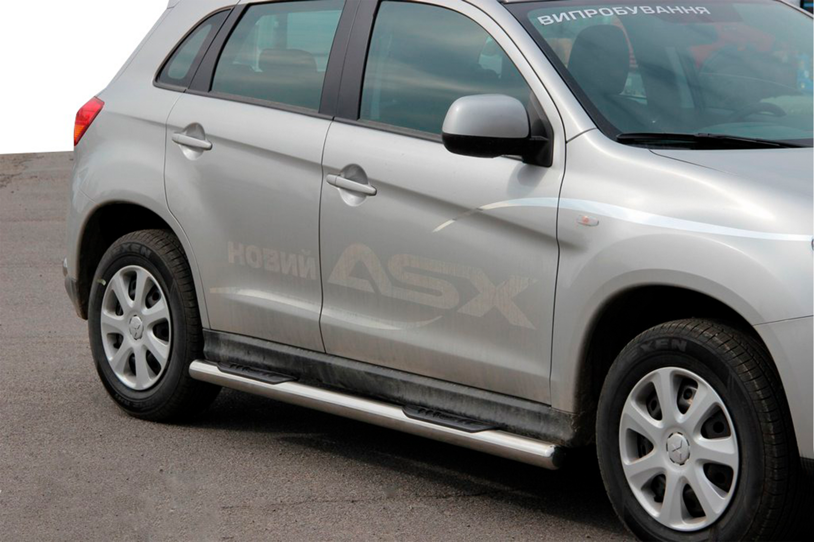 Бічні труби BB002 (2 шт., нерж.)