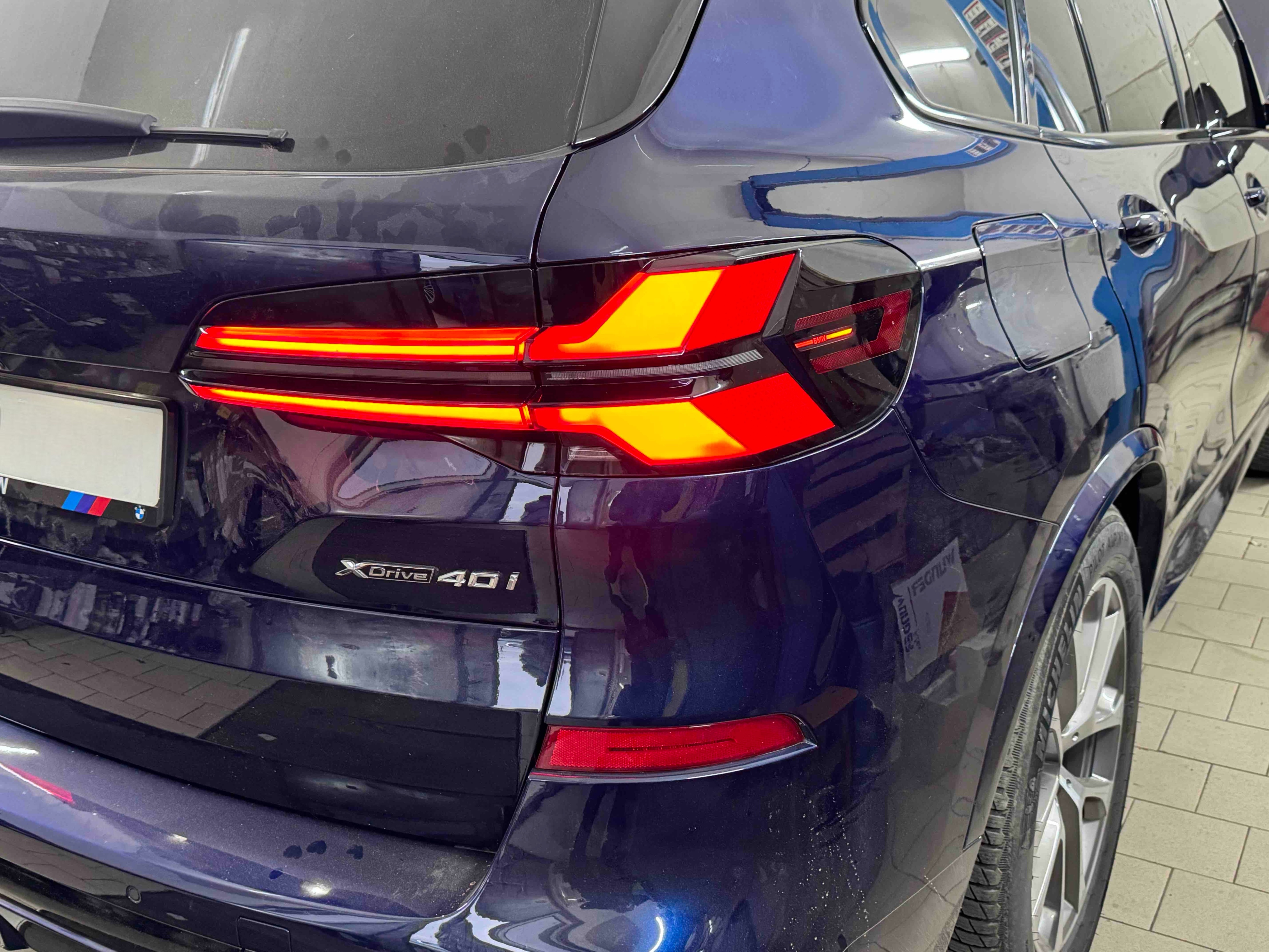 Ліхтарі стопи LCI 2023+ рестайлінг для BMW X5 G05 2018-2022 4шт З НАДПИСОМ BMW 5