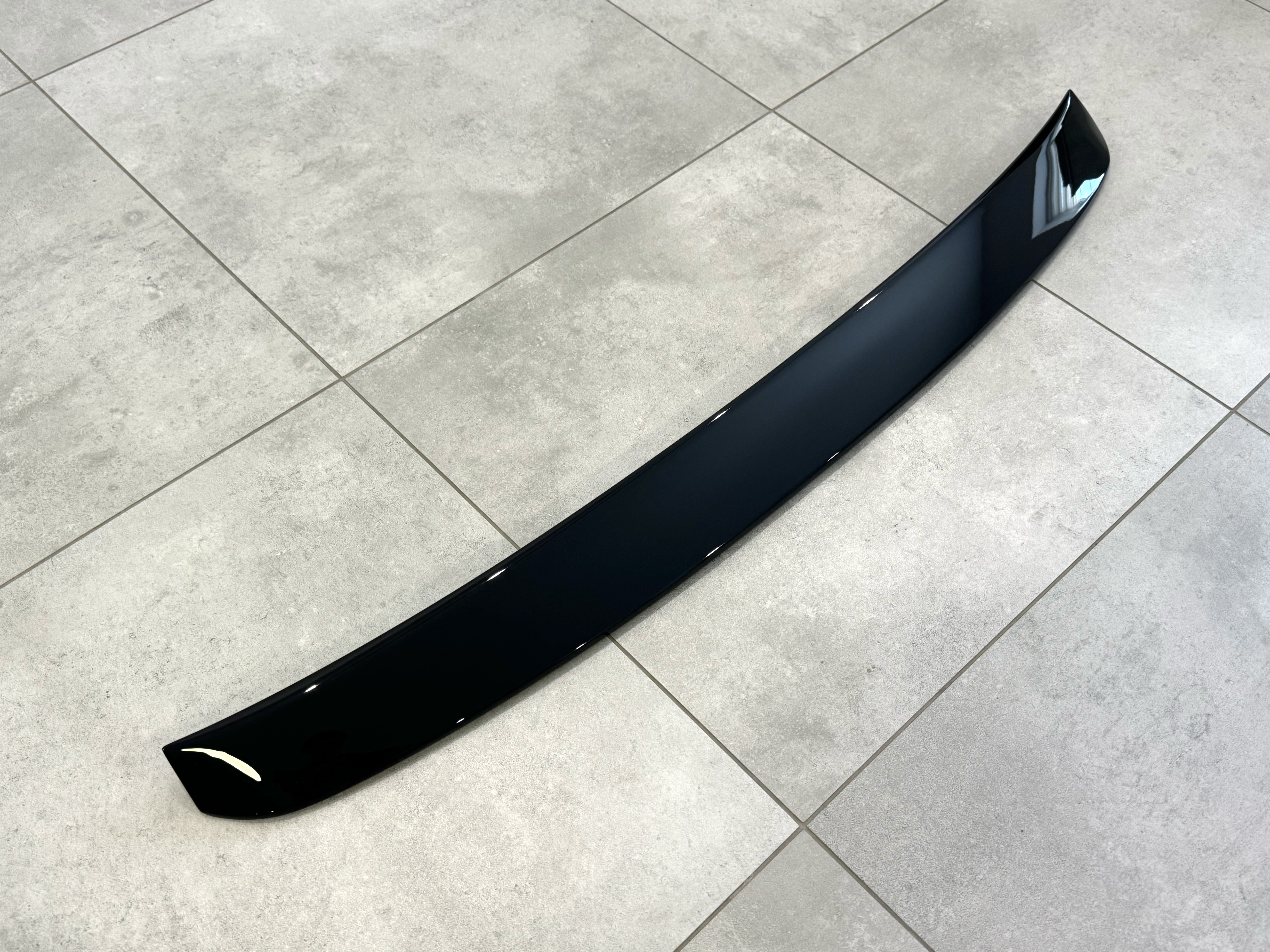 Козирок на скло Hyundai Elantra MD 2010-2015 ABS пластик, колір чорний глянець 3