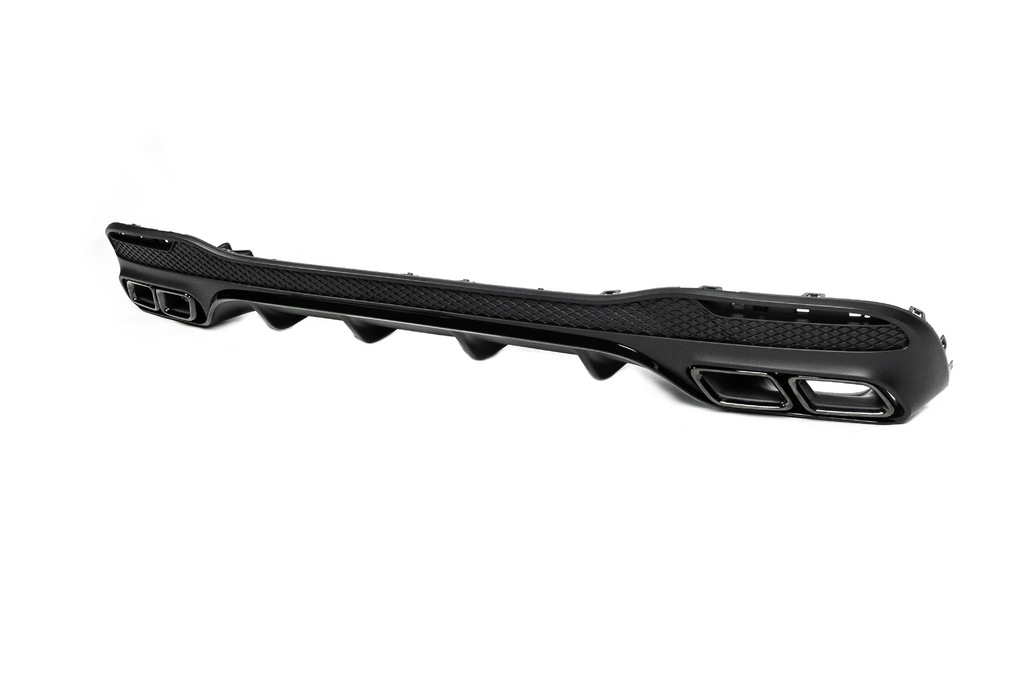 Задній дифузор GLS63 AMG (з насадками Black) 2
