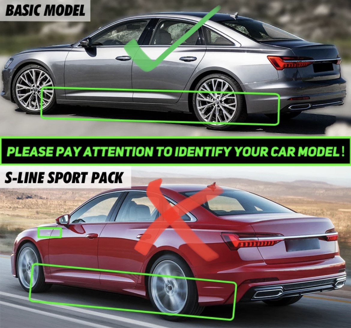 Бризковики Audi A6 C8 2018-2022 СЕДАН / УНІВЕРСАЛ комплект 4 шт. 5