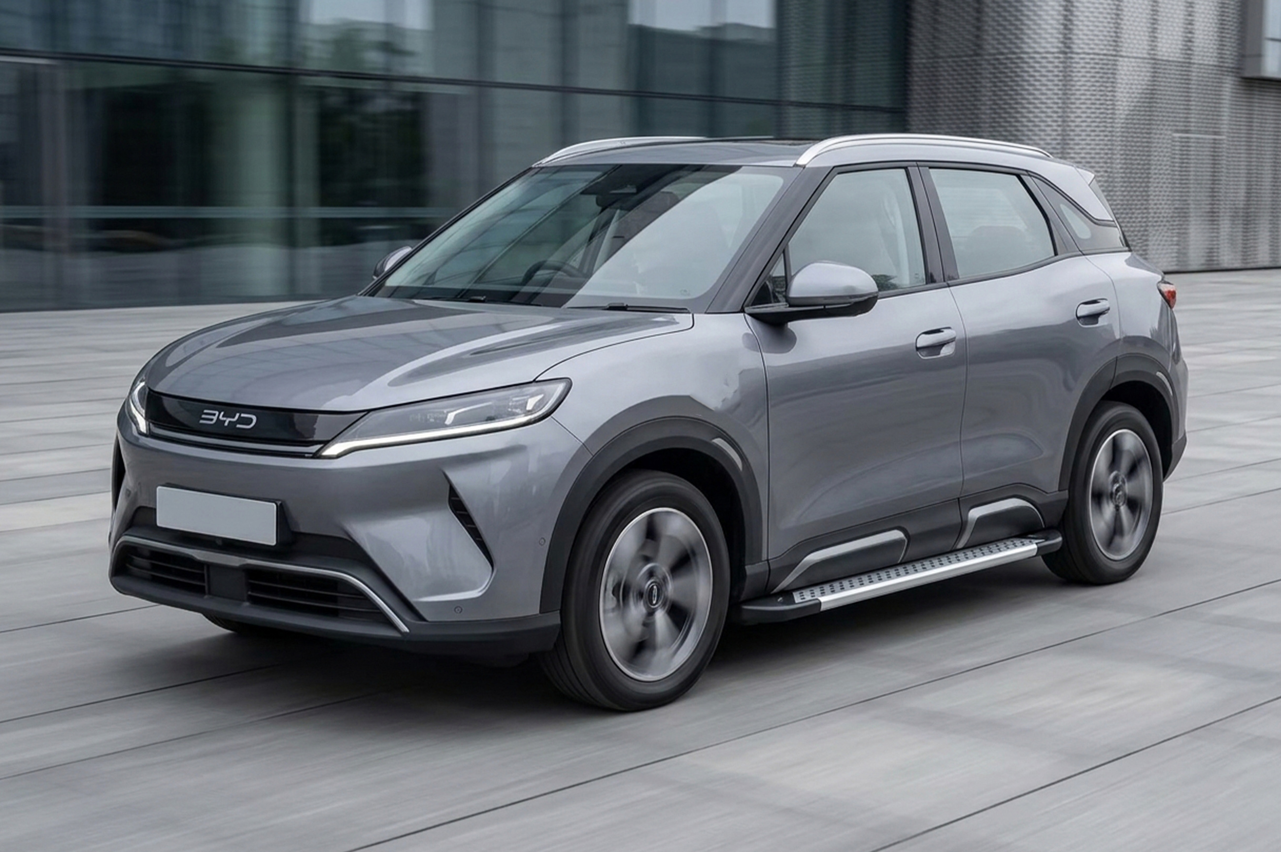 Бокові пороги Vision New Grey (2 шт., Алюміній)