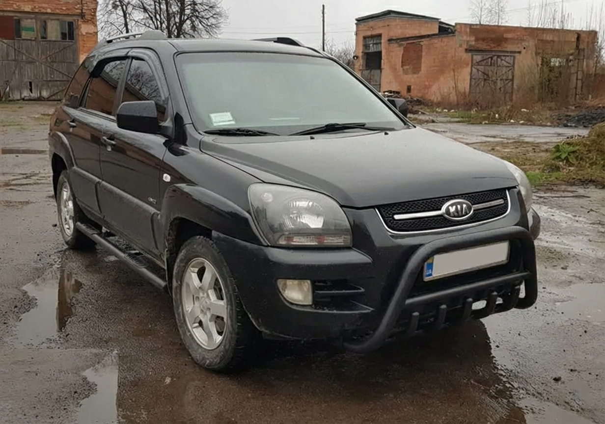 Кенгурятник WT003 Black (нерж.) 3