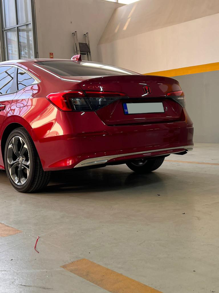 Накладка на задній бампер (Sedan, нерж) 2