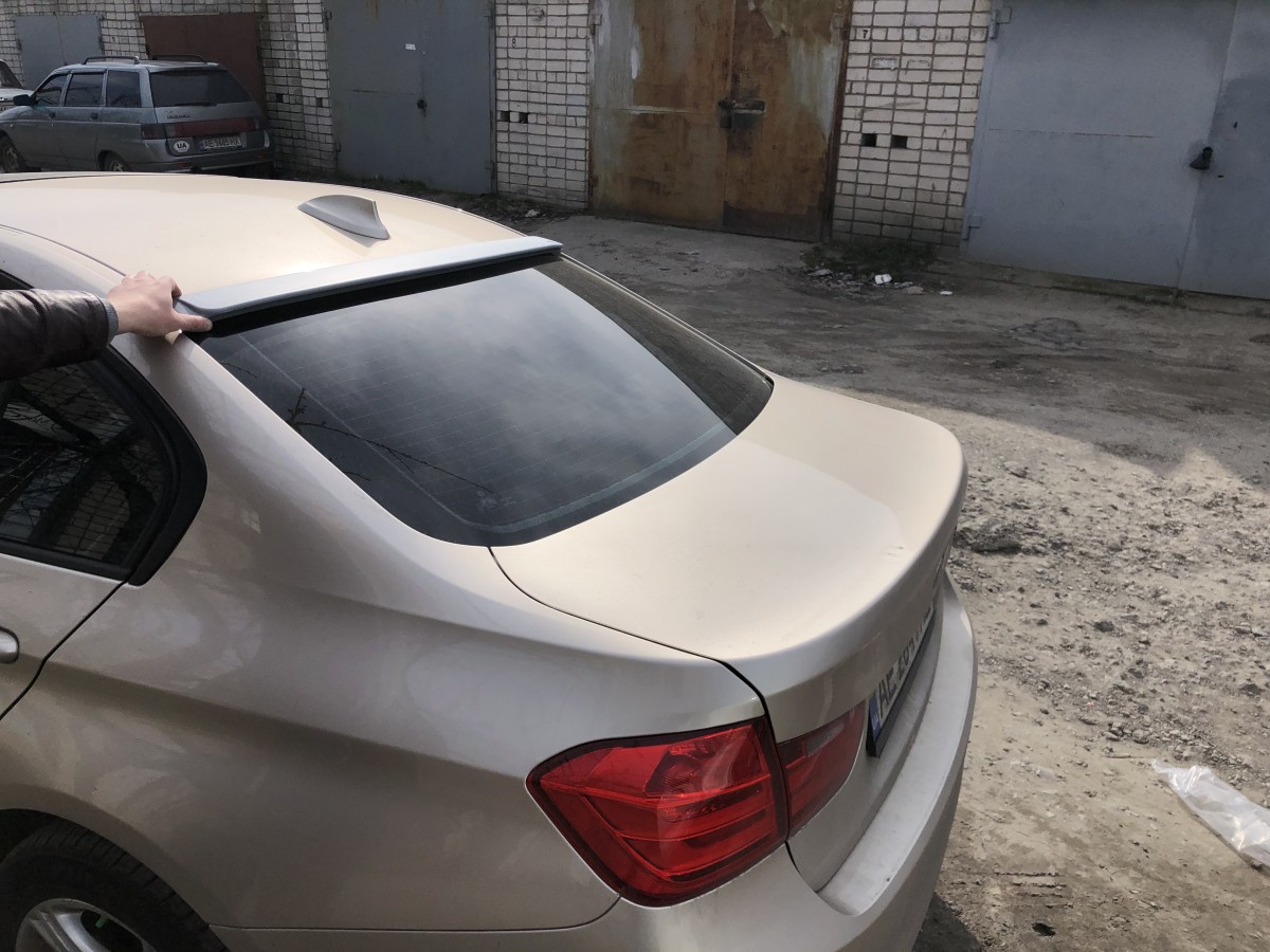 Козирок на скло BMW F30 2012-2018 ABS пластик під фарбування 5
