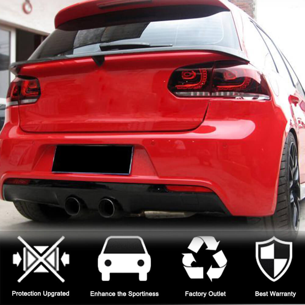 Нижній спойлер (для GTI/R HB 2010-2013, Карбон) 2