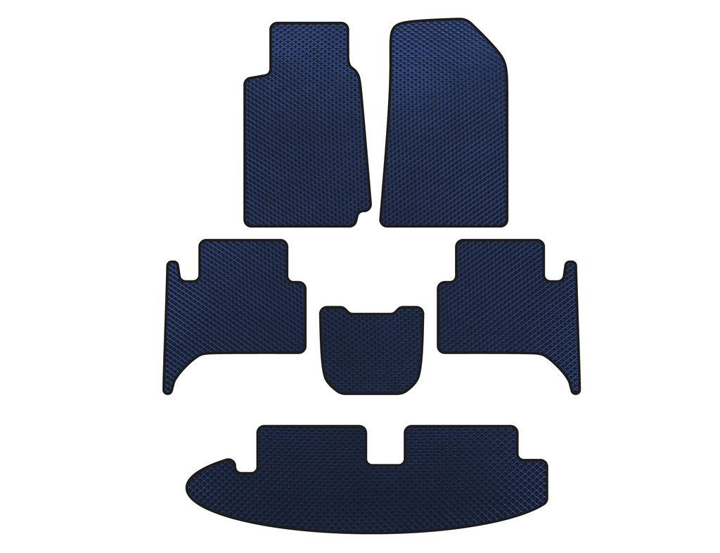 Килимки EVA (3 ряди, Синій)