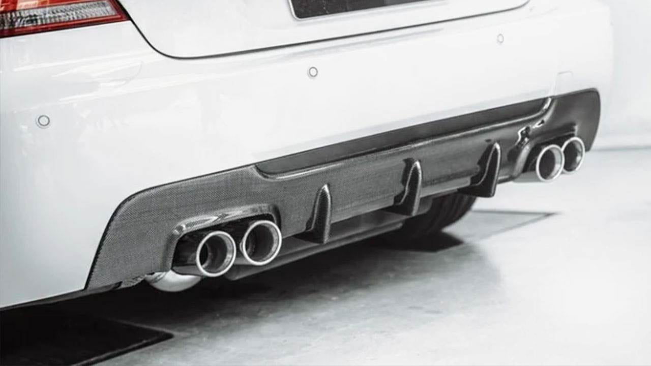Дифузор заднього бампера V1 (для M-Sport, Карбон) 2