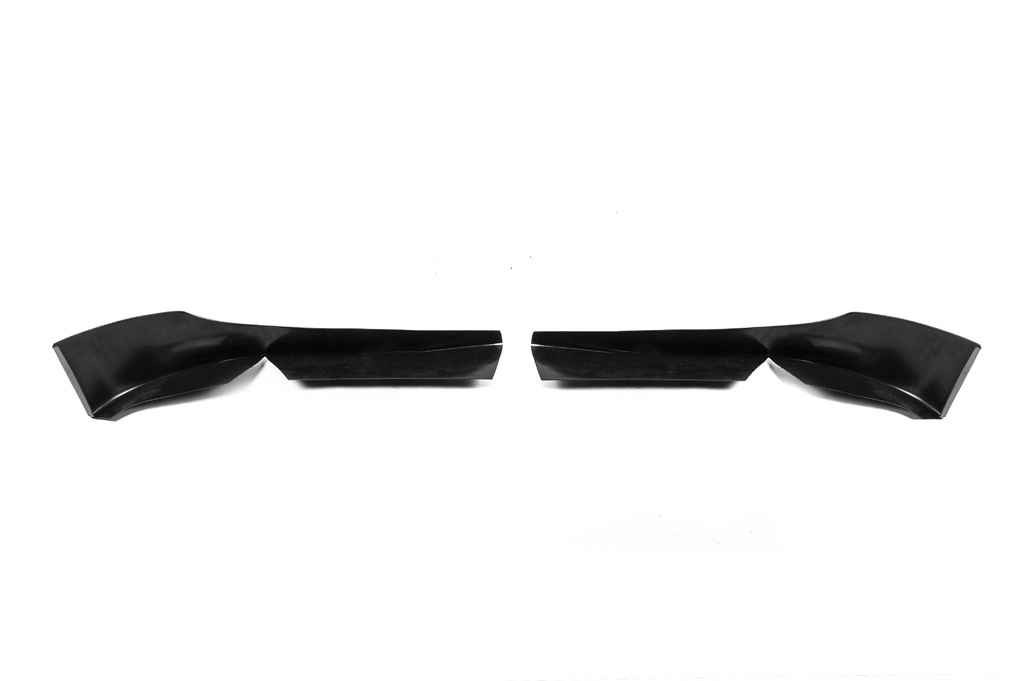 Передня Flap накладка (для E90 Base 2005-2008, чорний глянець, 2 шт) 5