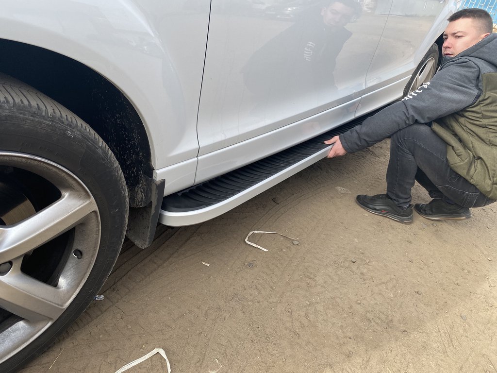 Бокові пороги Tayga (2 шт., Алюміній) 2
