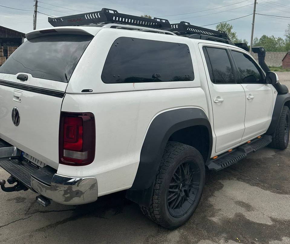 Бокові пороги Dakar V2 з LED (2 шт, метал) 4