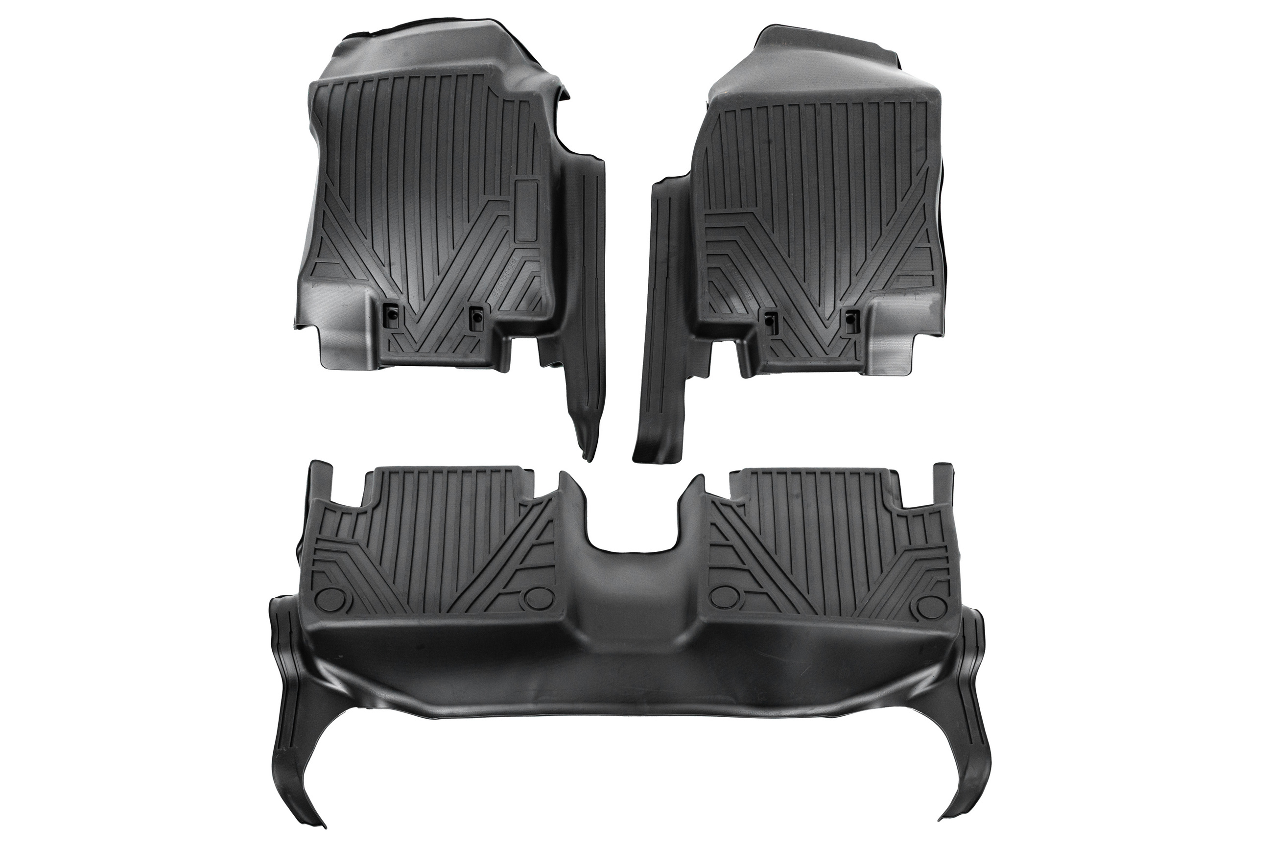 Гумові килимки Niken Luxury 3D (Для X-trail, 3 шт) 2