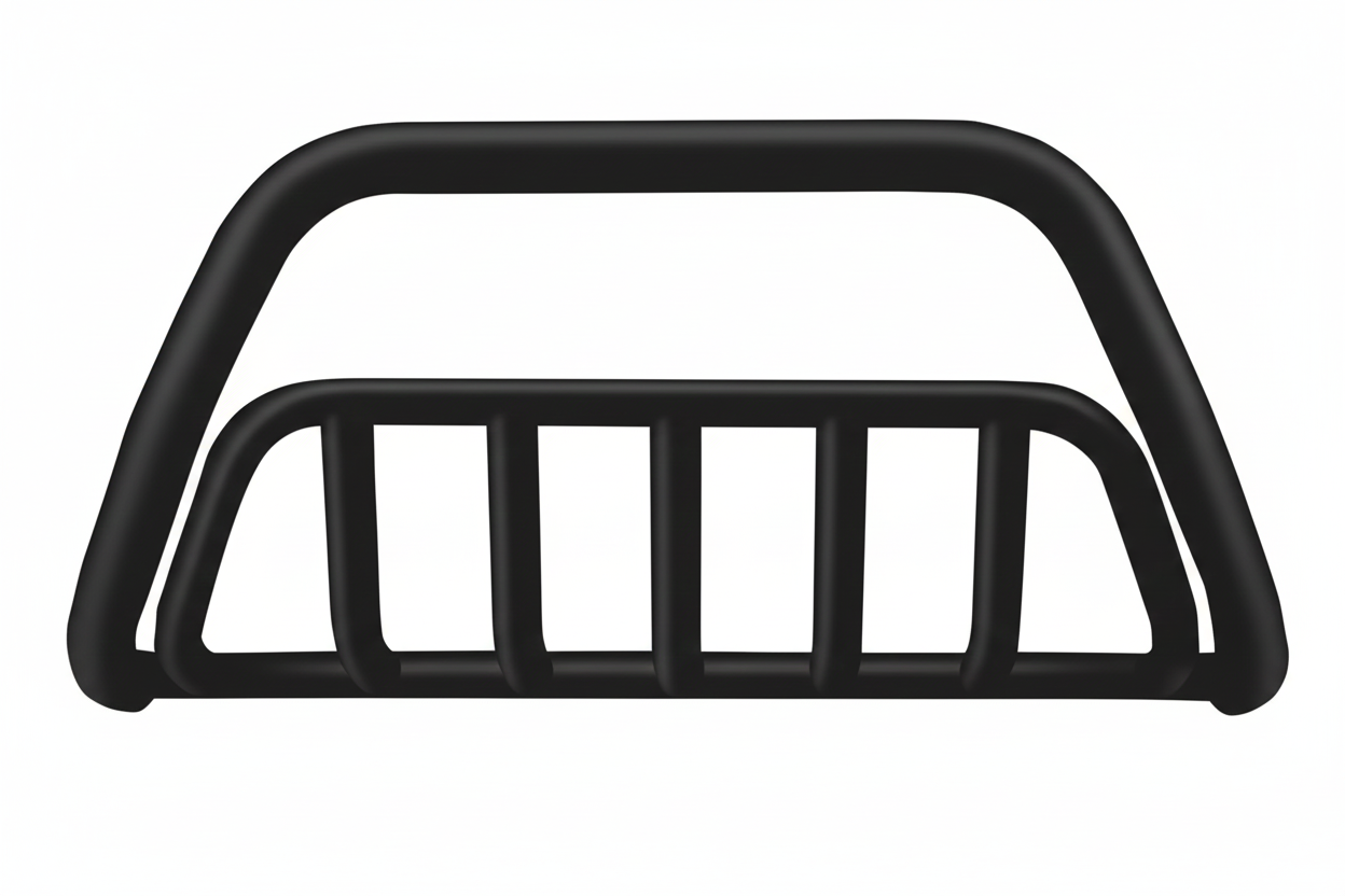Кенгурятник WT002 Black (нерж) 2