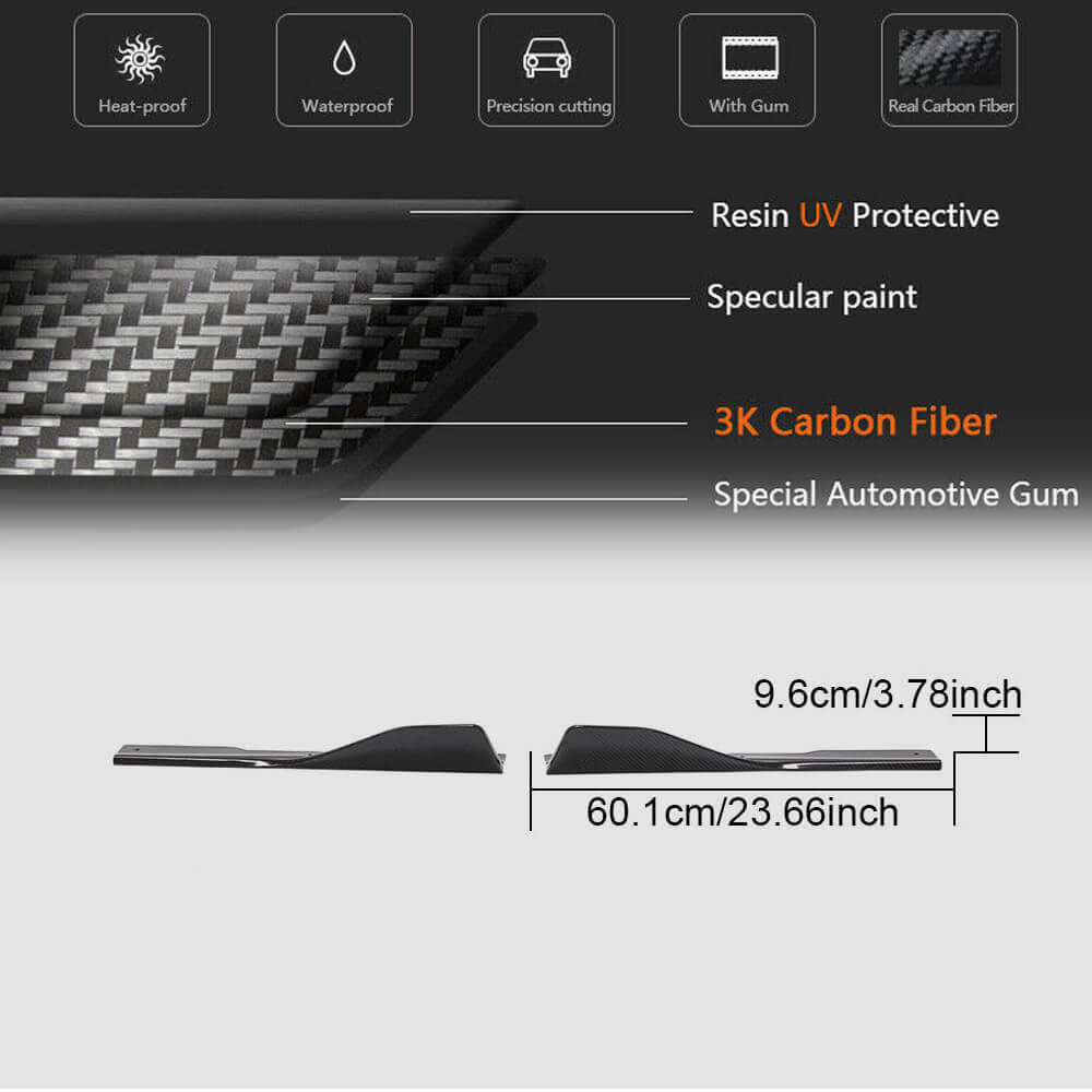 Накладки на пороги V2 (для G16 M-Sport/F93 M8, Карбон) 6