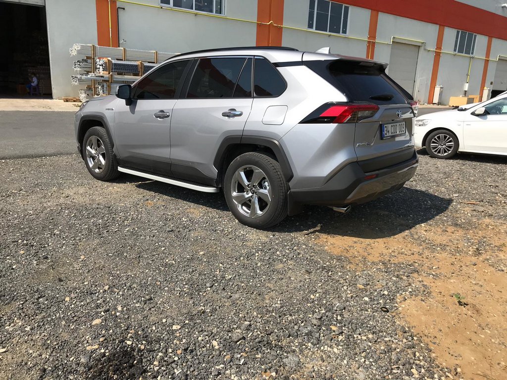 Бокові пороги Tayga Grey (2 шт., алюміній) 5