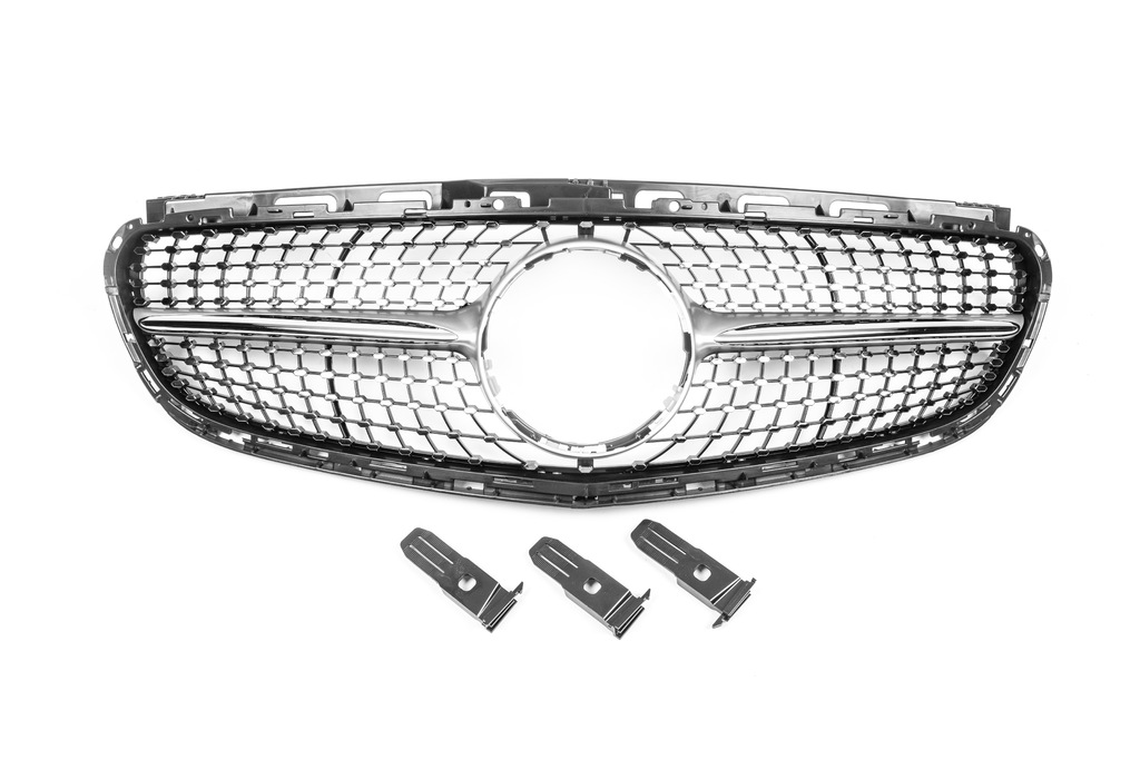 Передня решітка Diamond Silver (для Avantgarde і AMG-Line, 2013-2016) 2