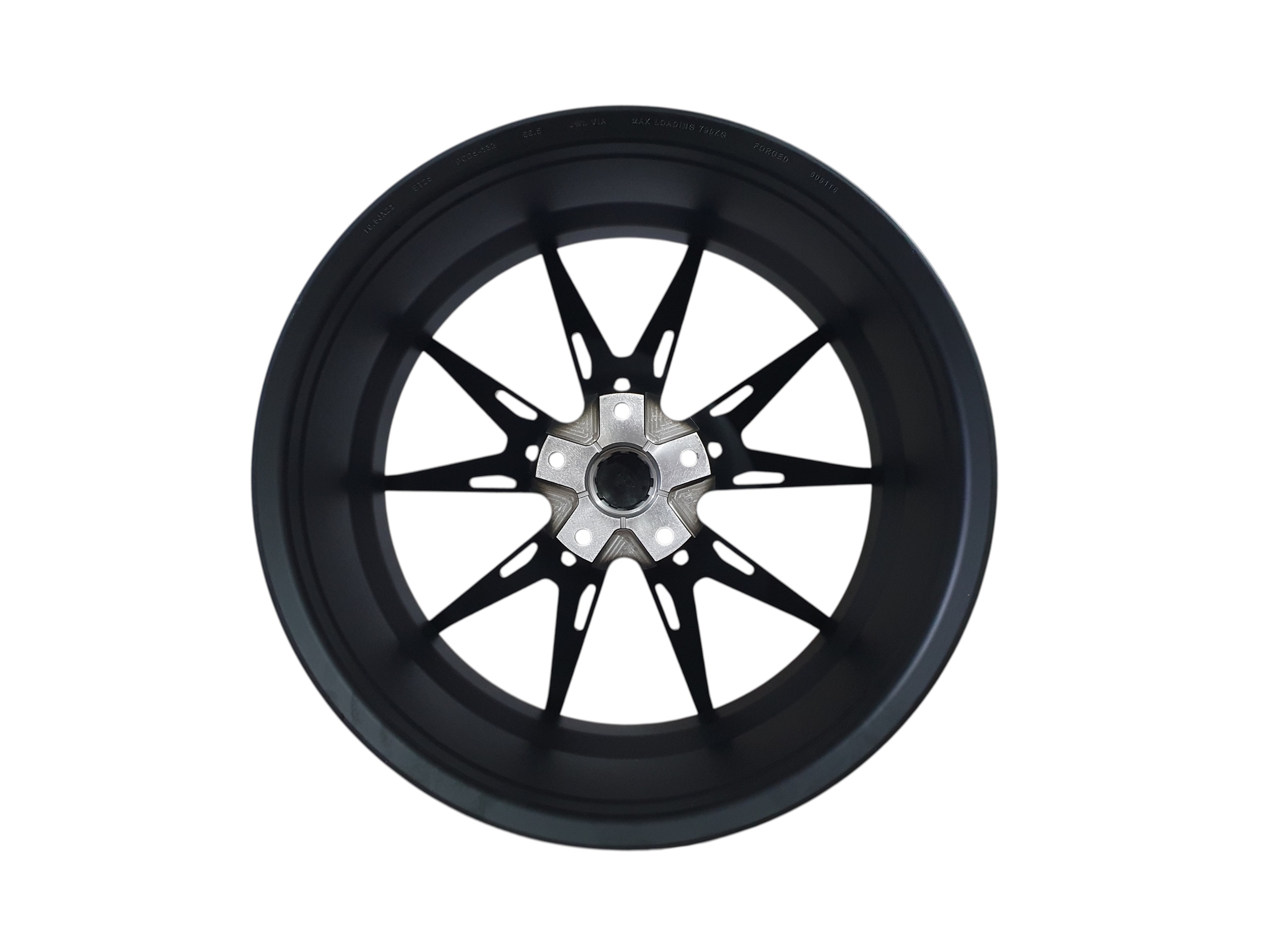 R21 / R22 Satin Black Ковані диски (різнорозмірні / різноширокі) на BMW M5 G90 / G99 2024-2026 року 3