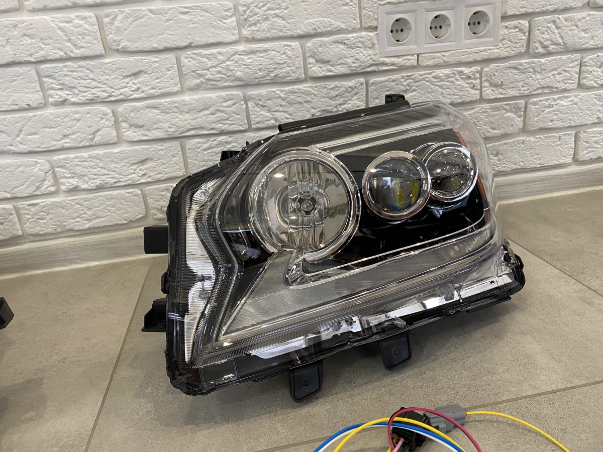 Фари Full Led Lexus GX 460 рестайлінг 2014-2019 2шт. ліва+права 4