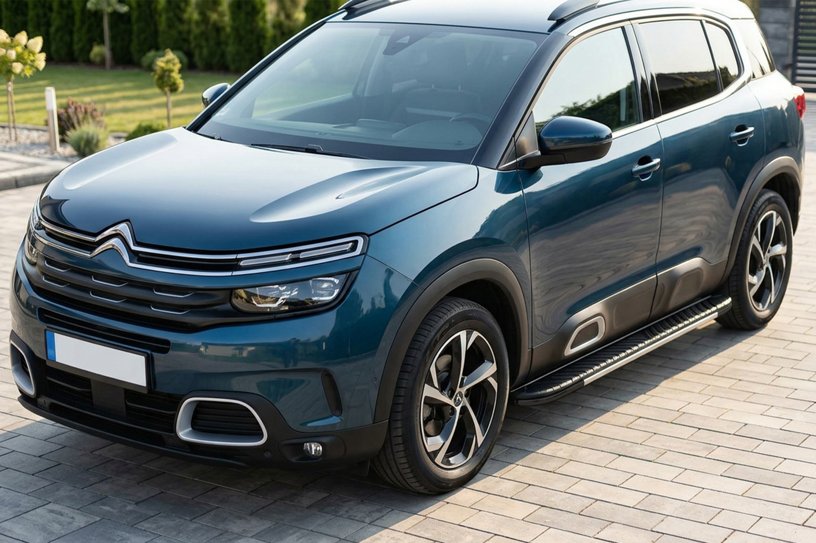 Бокові пороги Bosphore Grey (2 шт., алюміній)