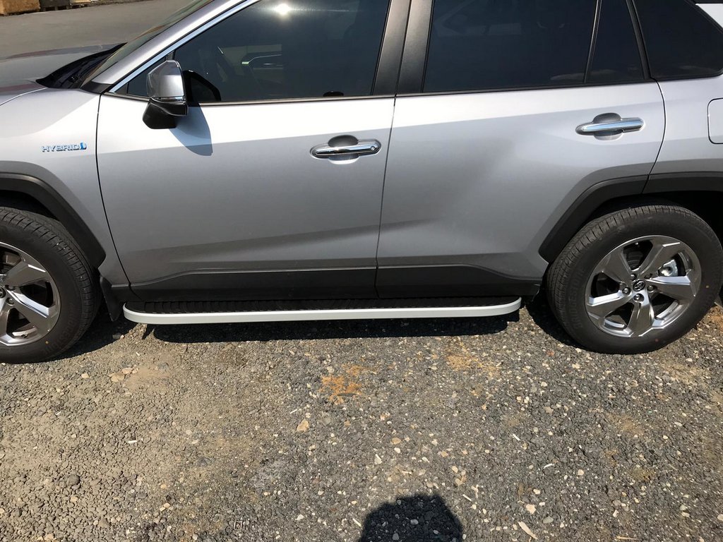 Бокові пороги Tayga Grey (2 шт., алюміній) 3