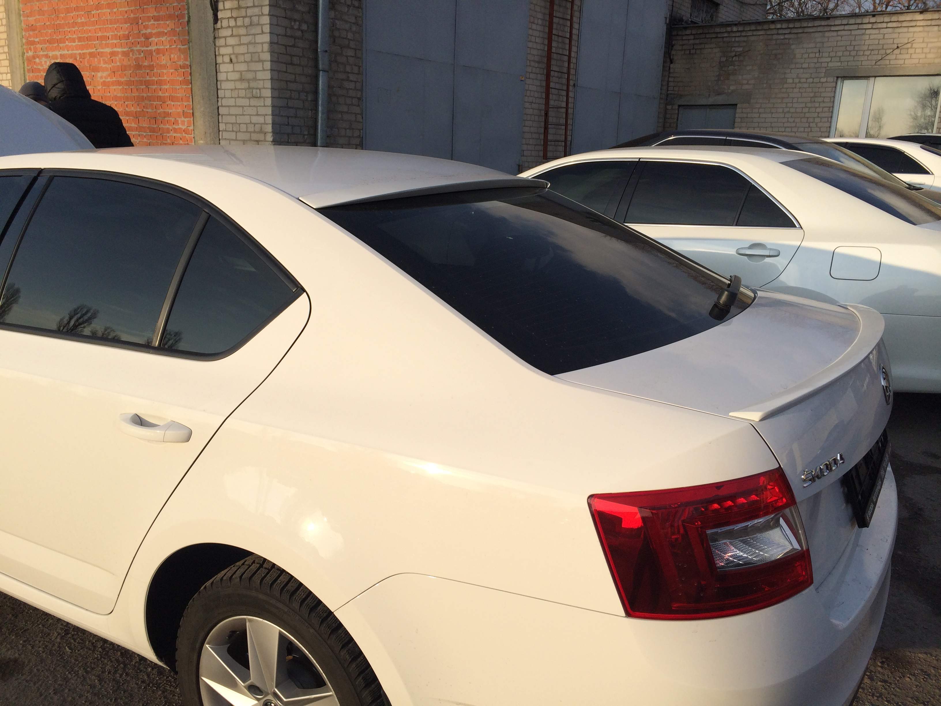 Козирок на скло Skoda Octavia A7 2013- (скловолокно) 5