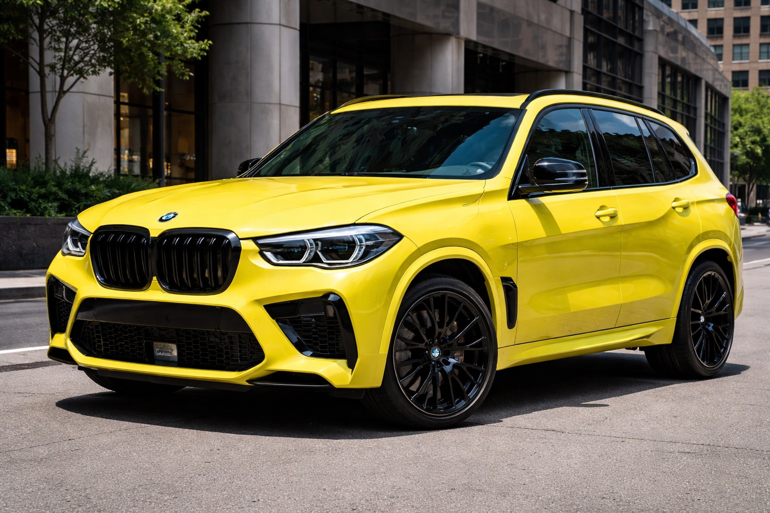 Передній бампер в стилі X5M F95 (2018-2022) 4