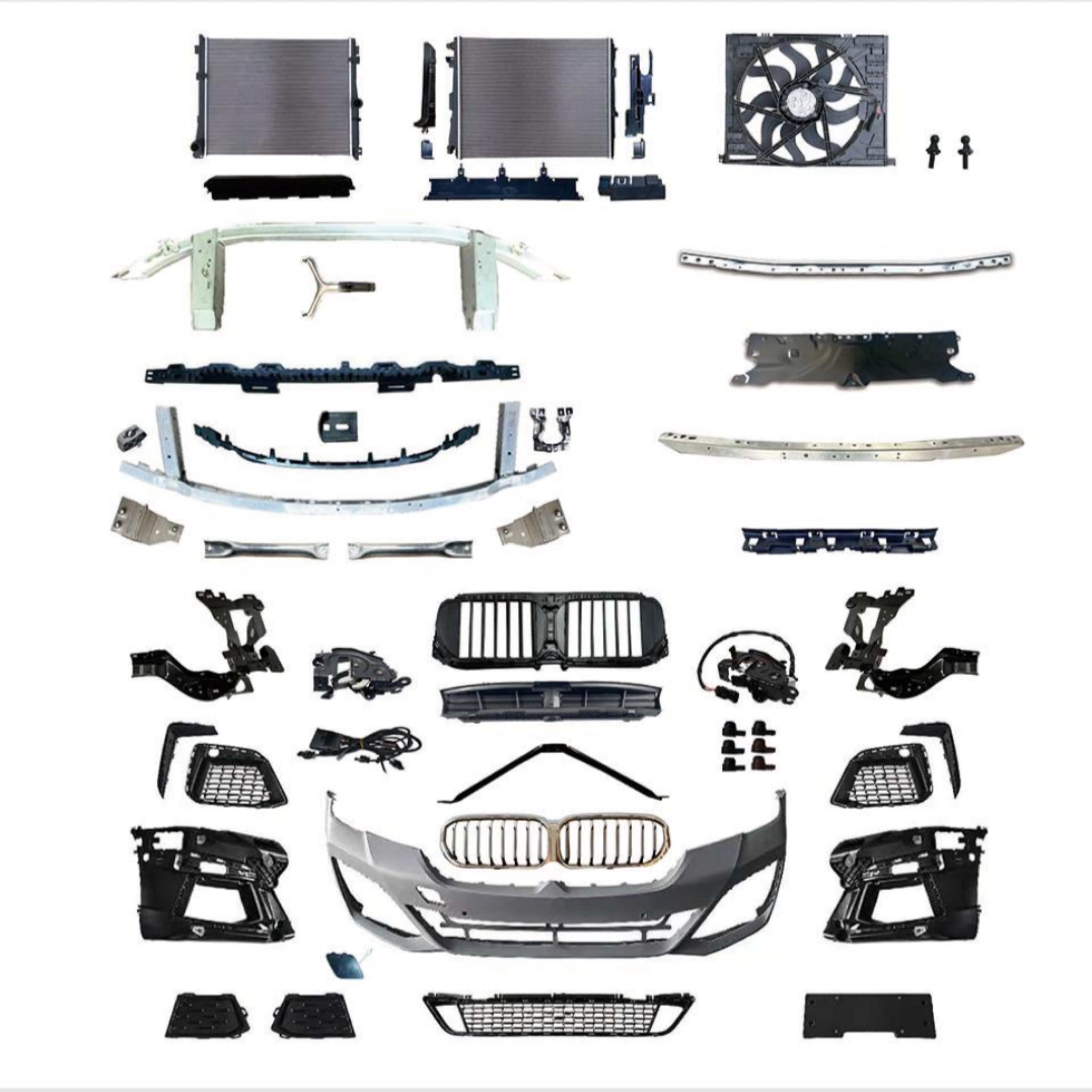 Ноускат морда в зборі M paket BMW 5 series G30 G31 LCI 2020-2023 3.0 1000W