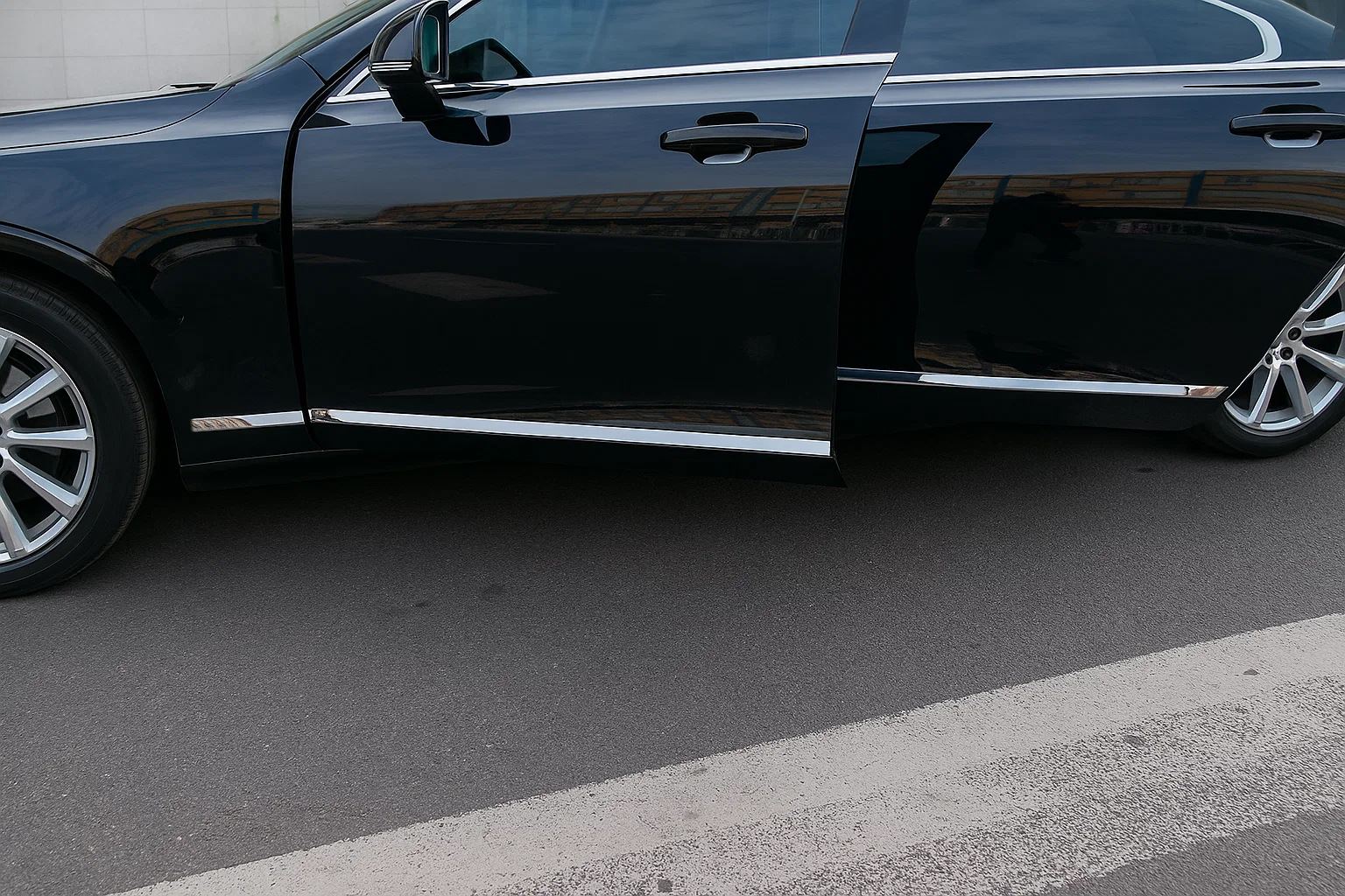 Хром молдинги (для V90, нерж) 3