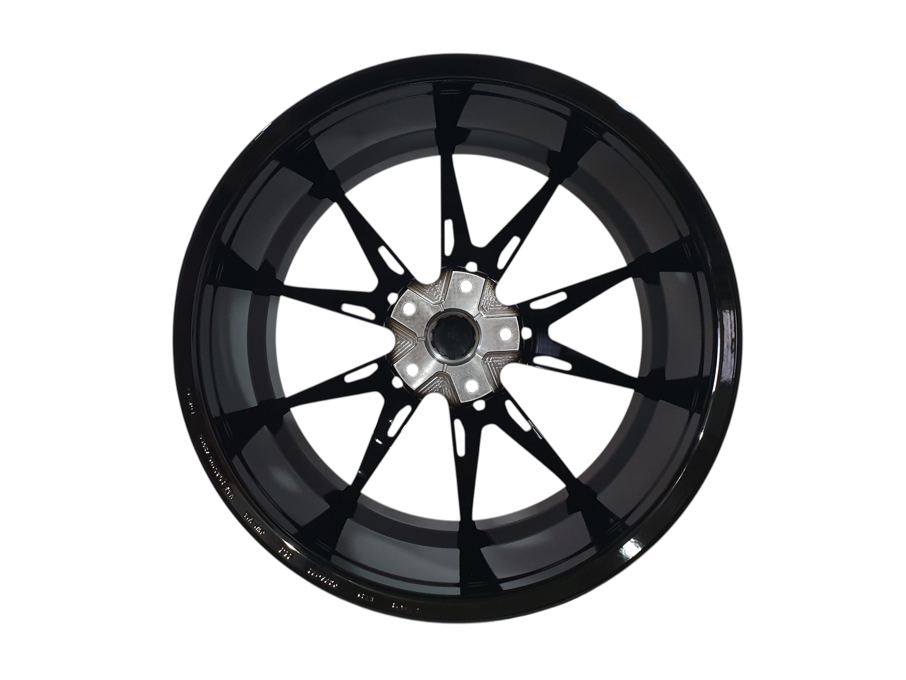 R21 / R22 Gloss Black Ковані диски (різнорозмірні / різноширокі) на BMW M5 G90 / G99 2024-2026 року 3