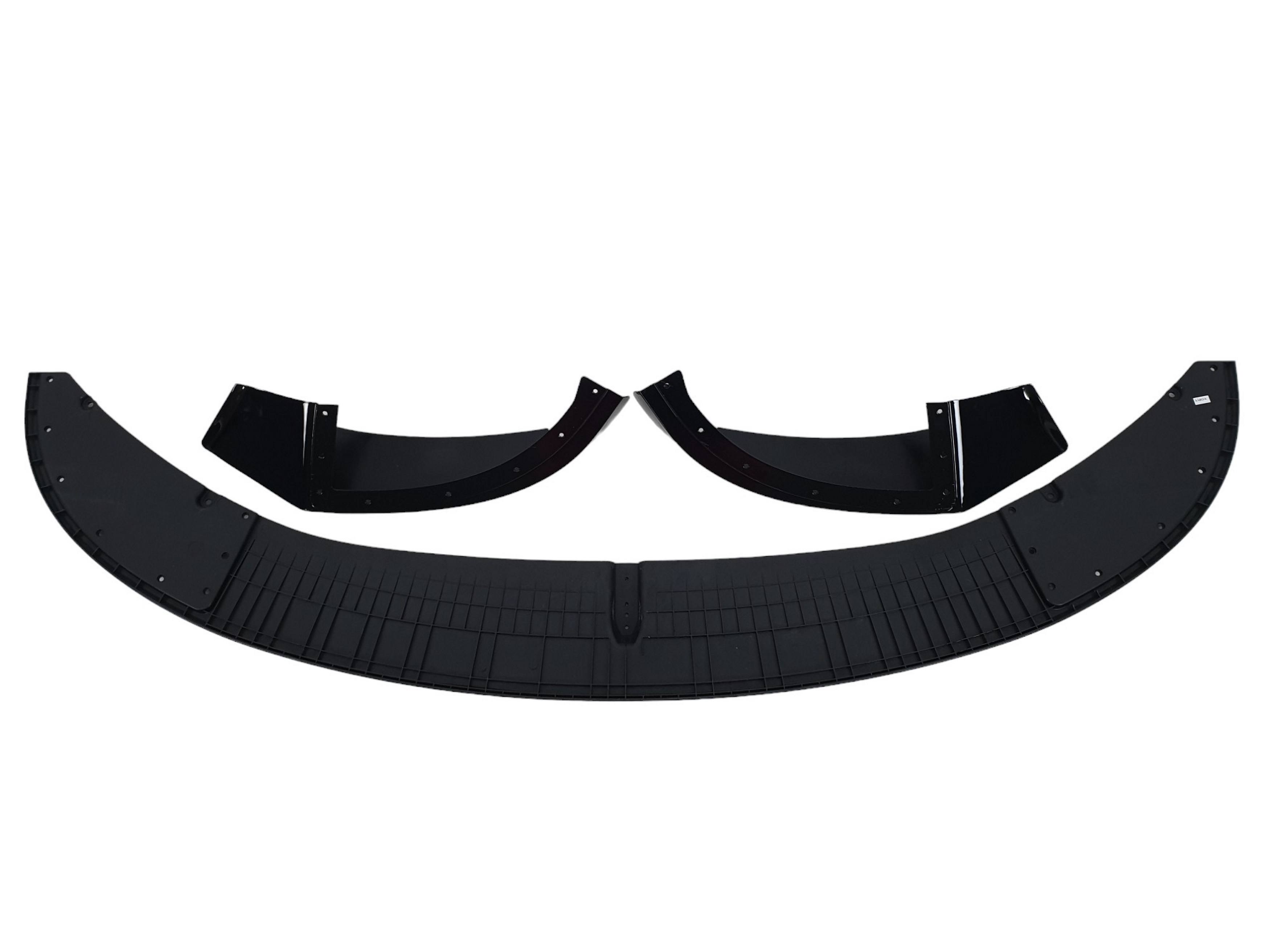 Губа (переднього бампера) Чорний глянець (M-Performance) V2 на BMW 4 Series F32 / F33 2013-2020 року 5