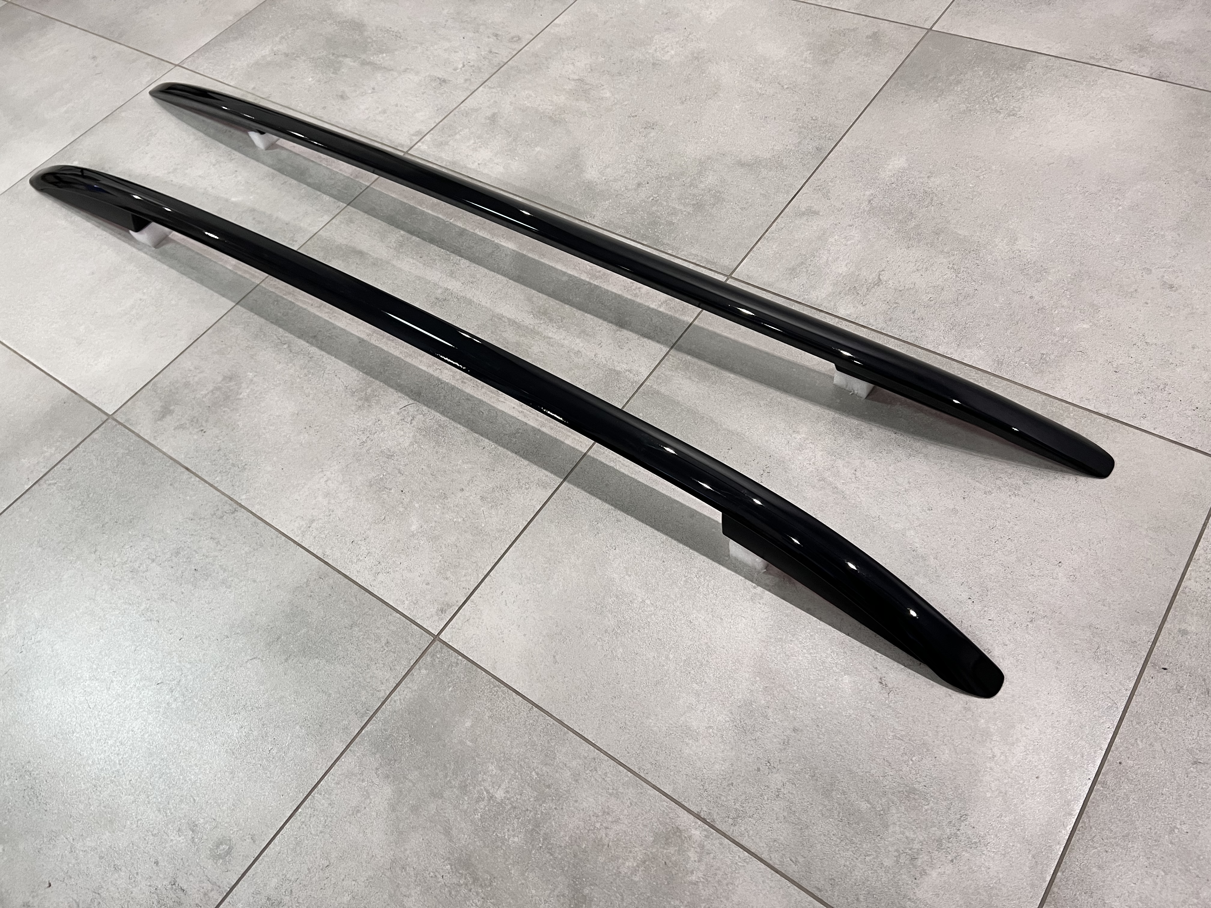 Рейлінги на дах OEM Porsche Cayenne 958/Volkswagen Touareg 2010-2018 алюміній 2шт. колір чорний 3