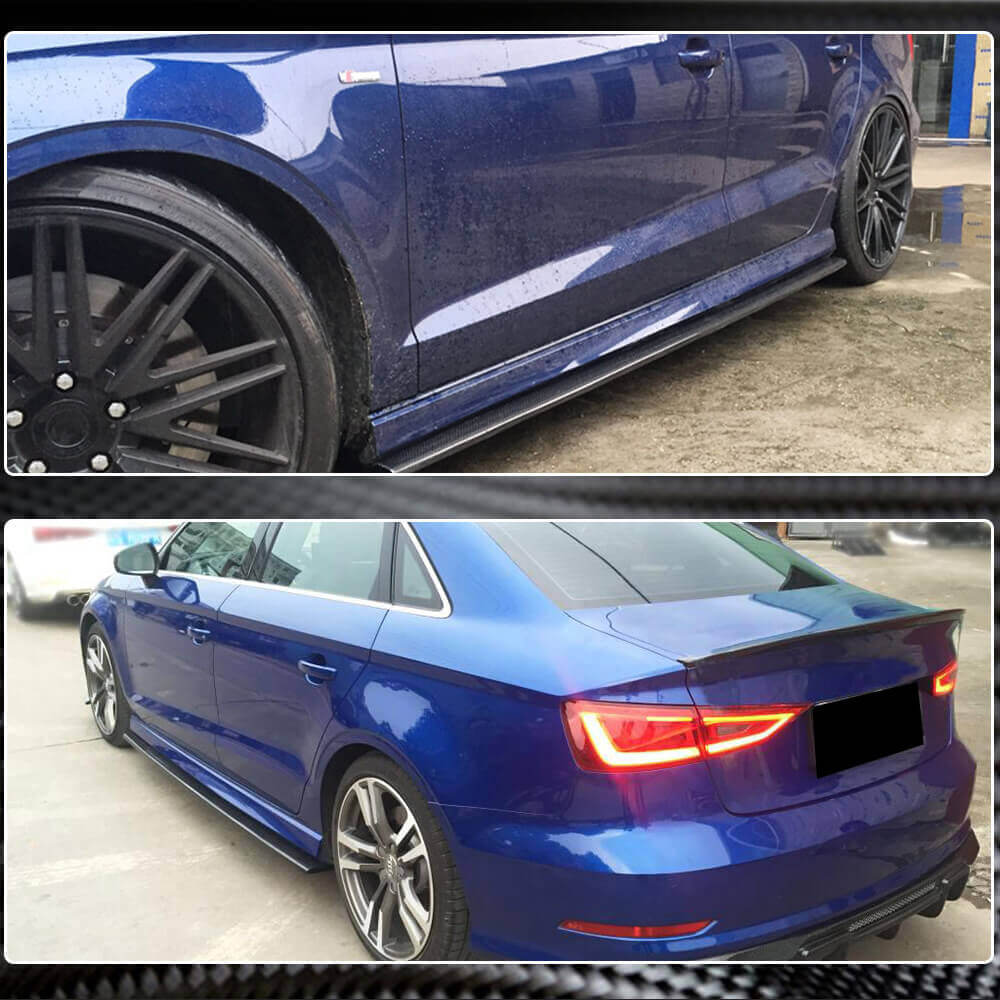 Бокові пороги V3 (для S-Line Sedan, Карбон) 5