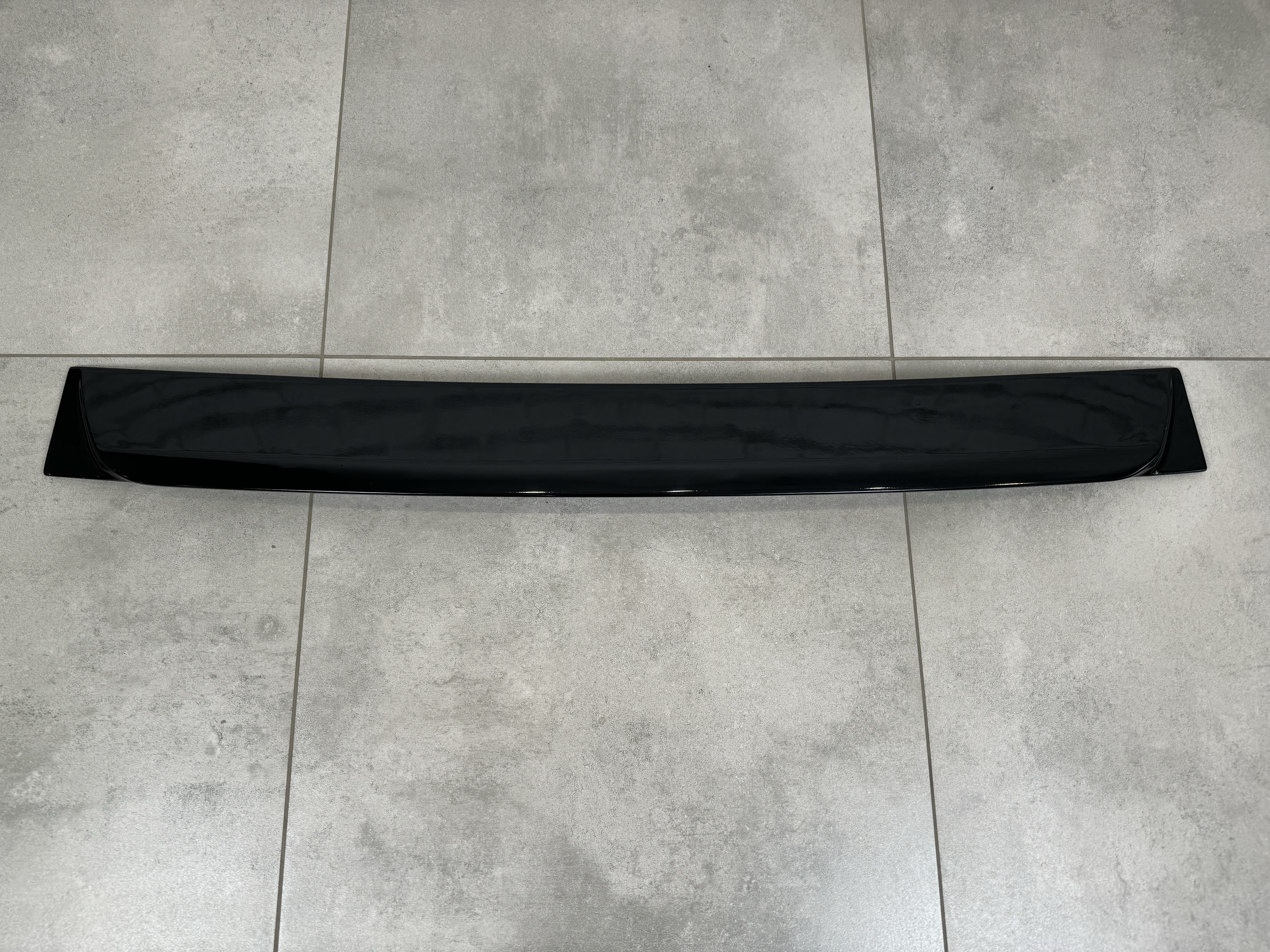 Козирок на скло Hyundai Sonata LF 2015-2019 ABS пластик, чорний глянець 4