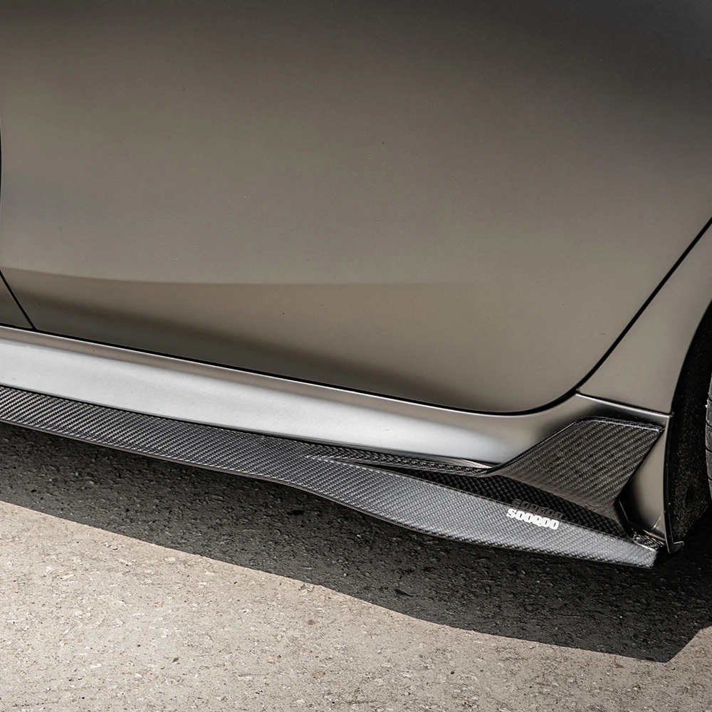 Леза на пороги (Карбон) Gran Coupe на BMW 8 Series G14 / G15 / G16 2018-2023 року 6
